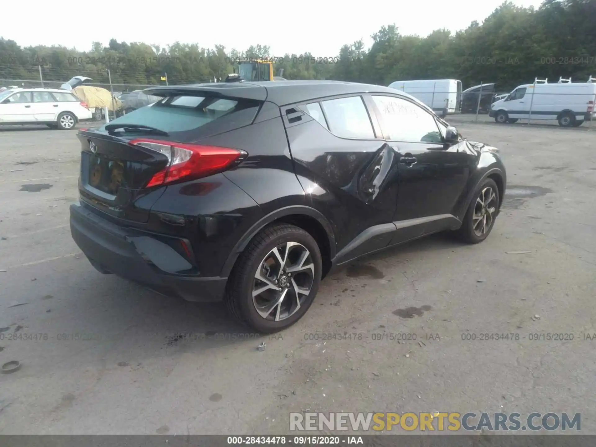 4 Photograph of a damaged car NMTKHMBX4LR104123 TOYOTA C-HR 2020