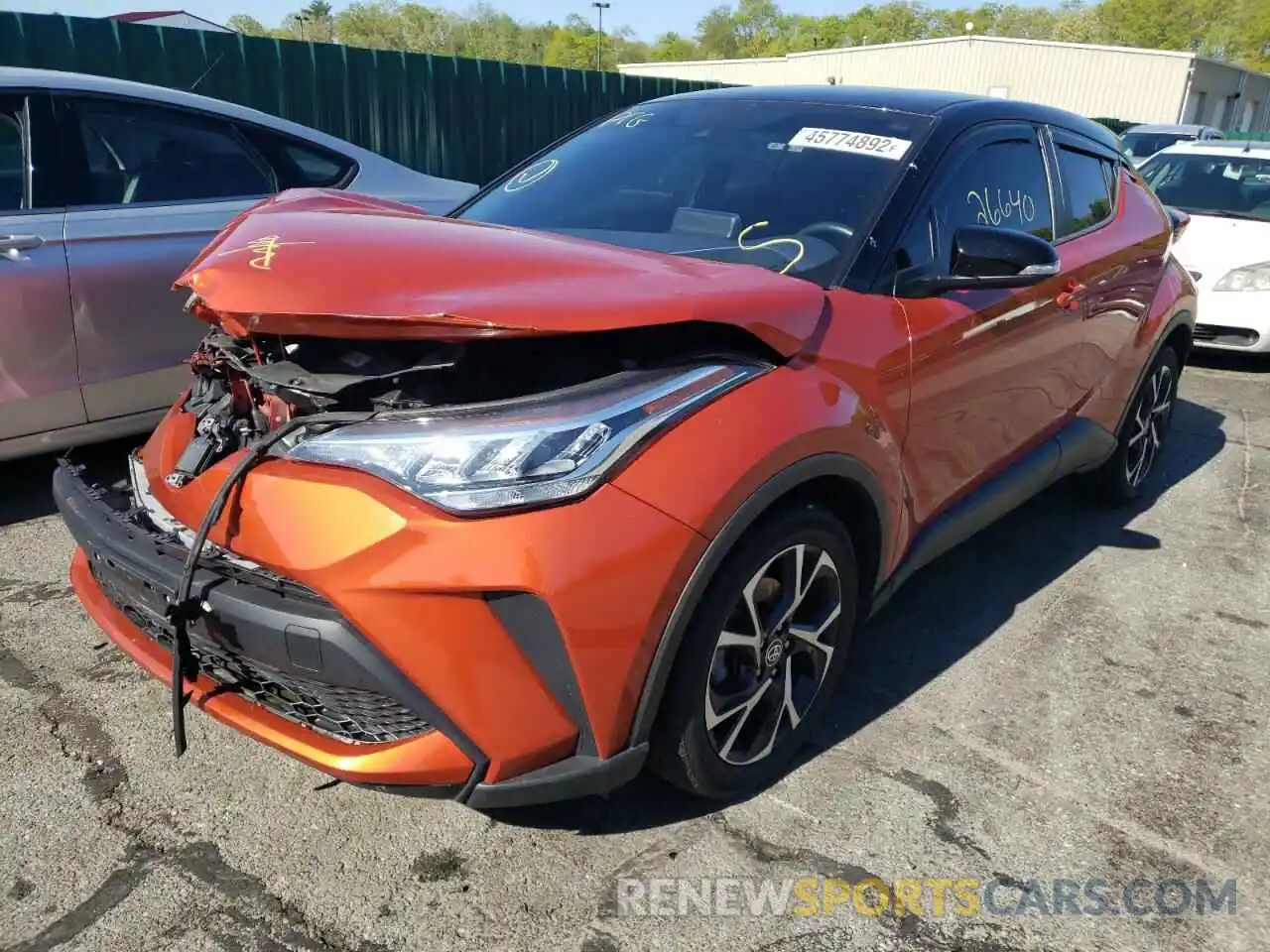 2 Photograph of a damaged car NMTKHMBX4LR107622 TOYOTA C-HR 2020