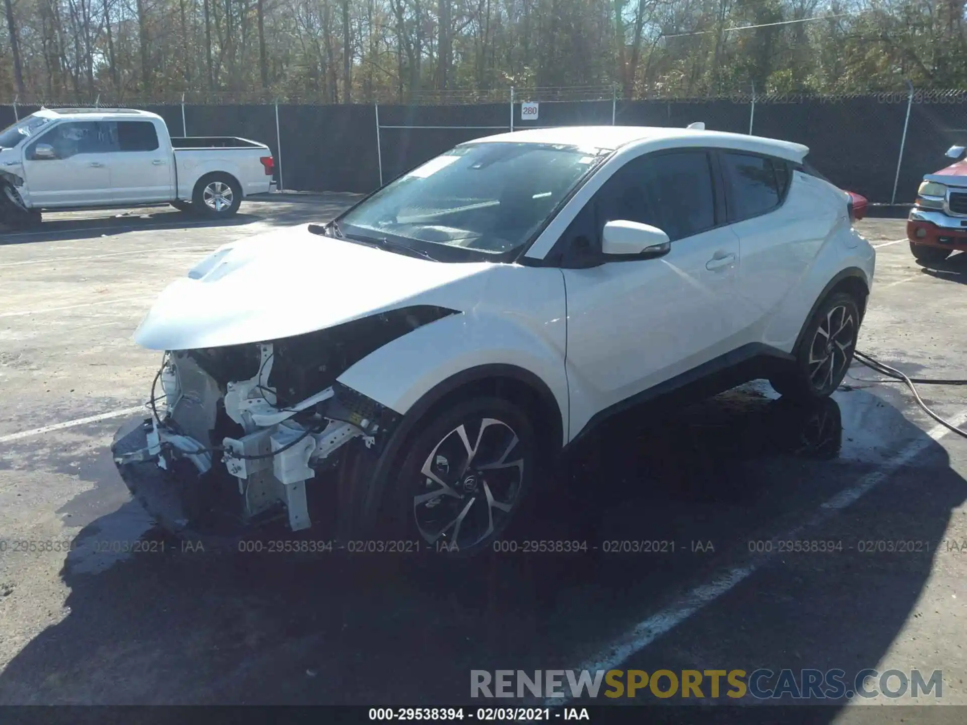 2 Photograph of a damaged car NMTKHMBX4LR109922 TOYOTA C-HR 2020