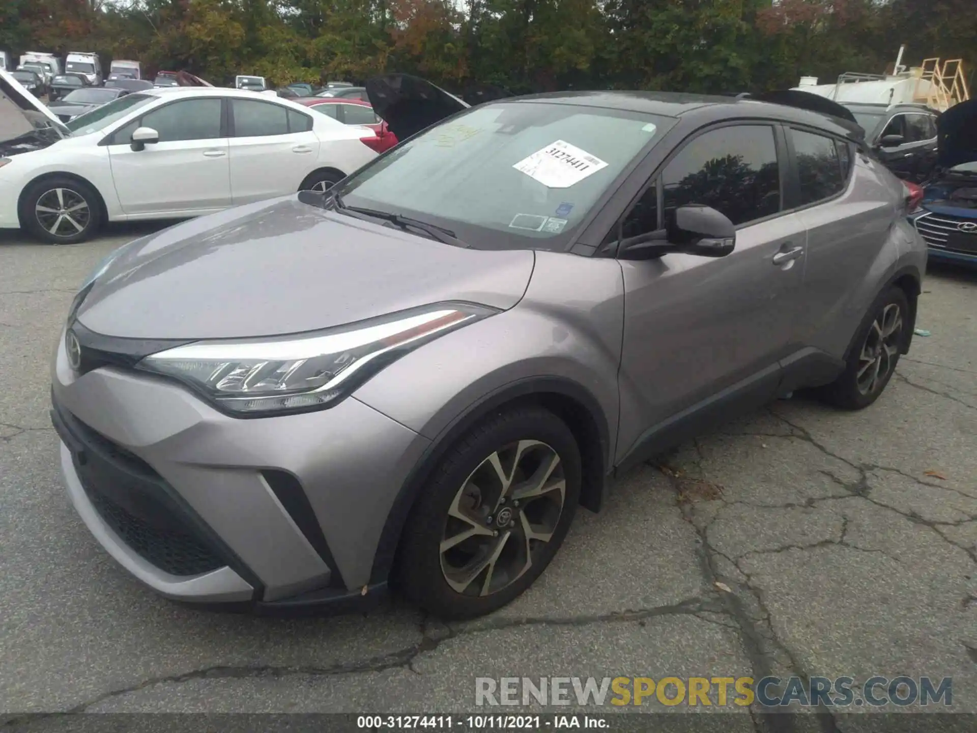 2 Photograph of a damaged car NMTKHMBX4LR111444 TOYOTA C-HR 2020