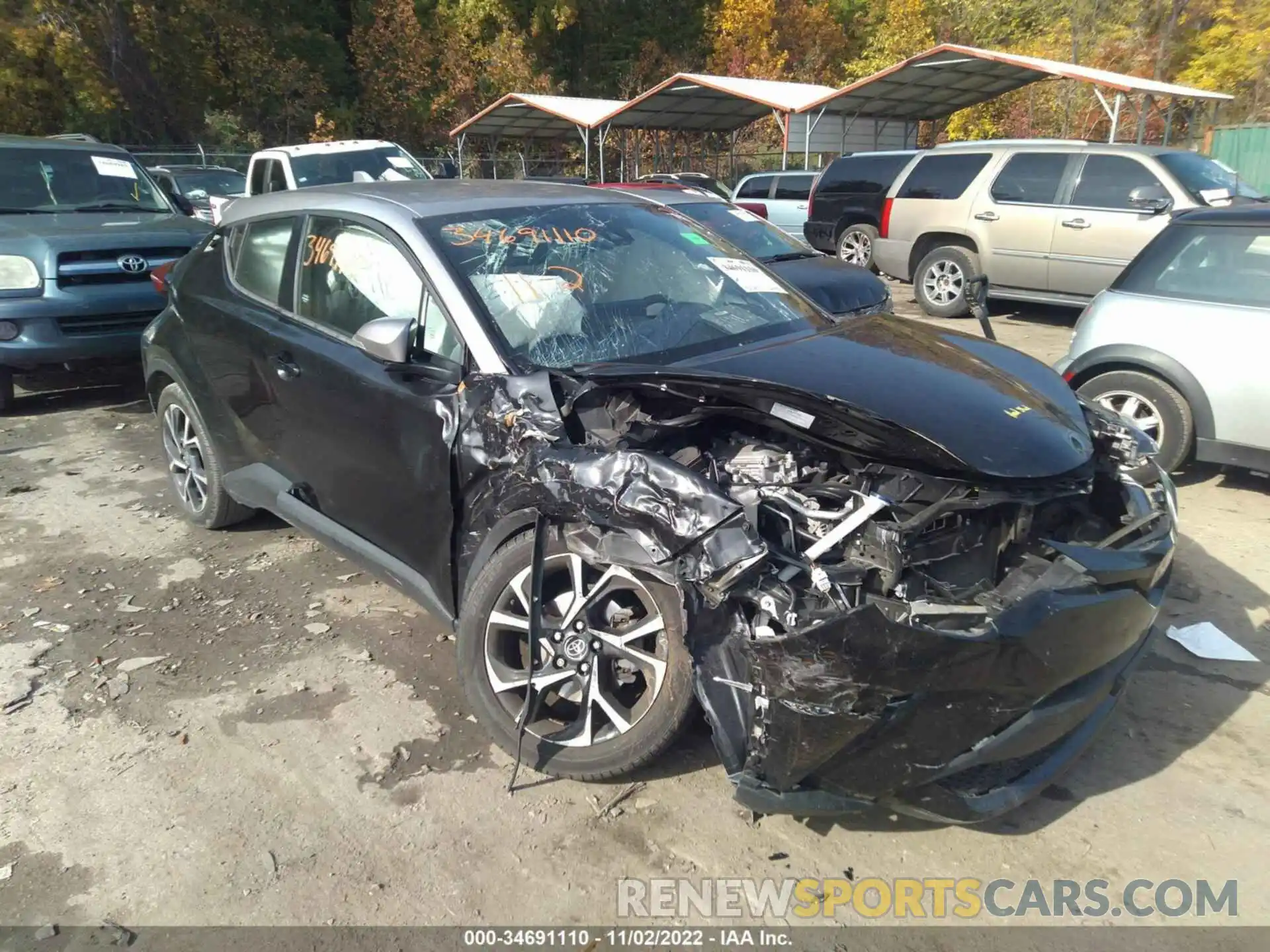 1 Photograph of a damaged car NMTKHMBX4LR112416 TOYOTA C-HR 2020