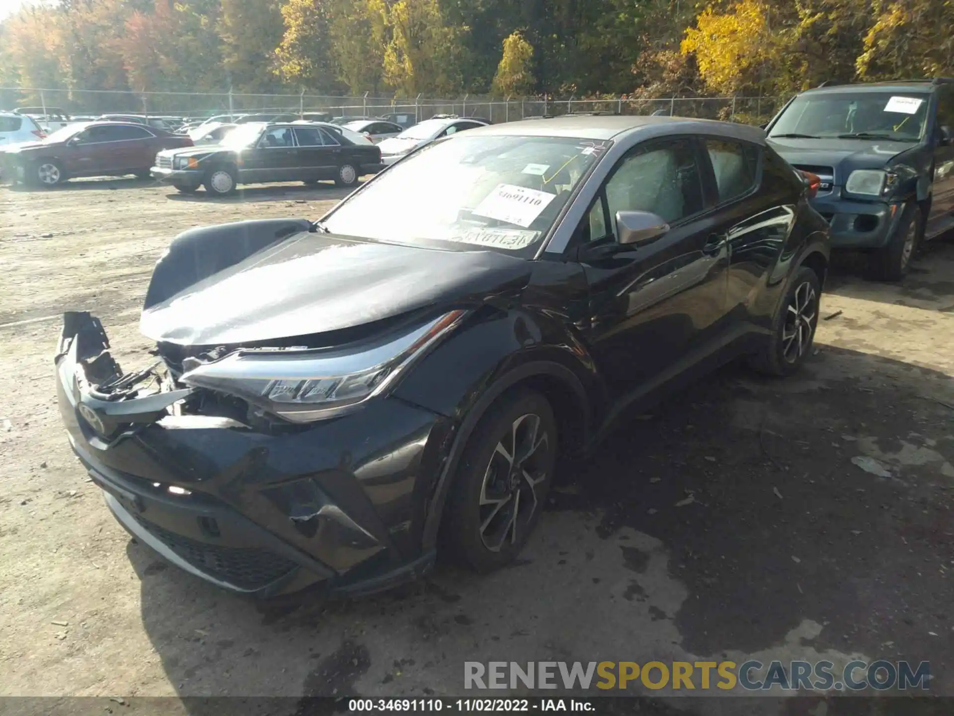 2 Photograph of a damaged car NMTKHMBX4LR112416 TOYOTA C-HR 2020