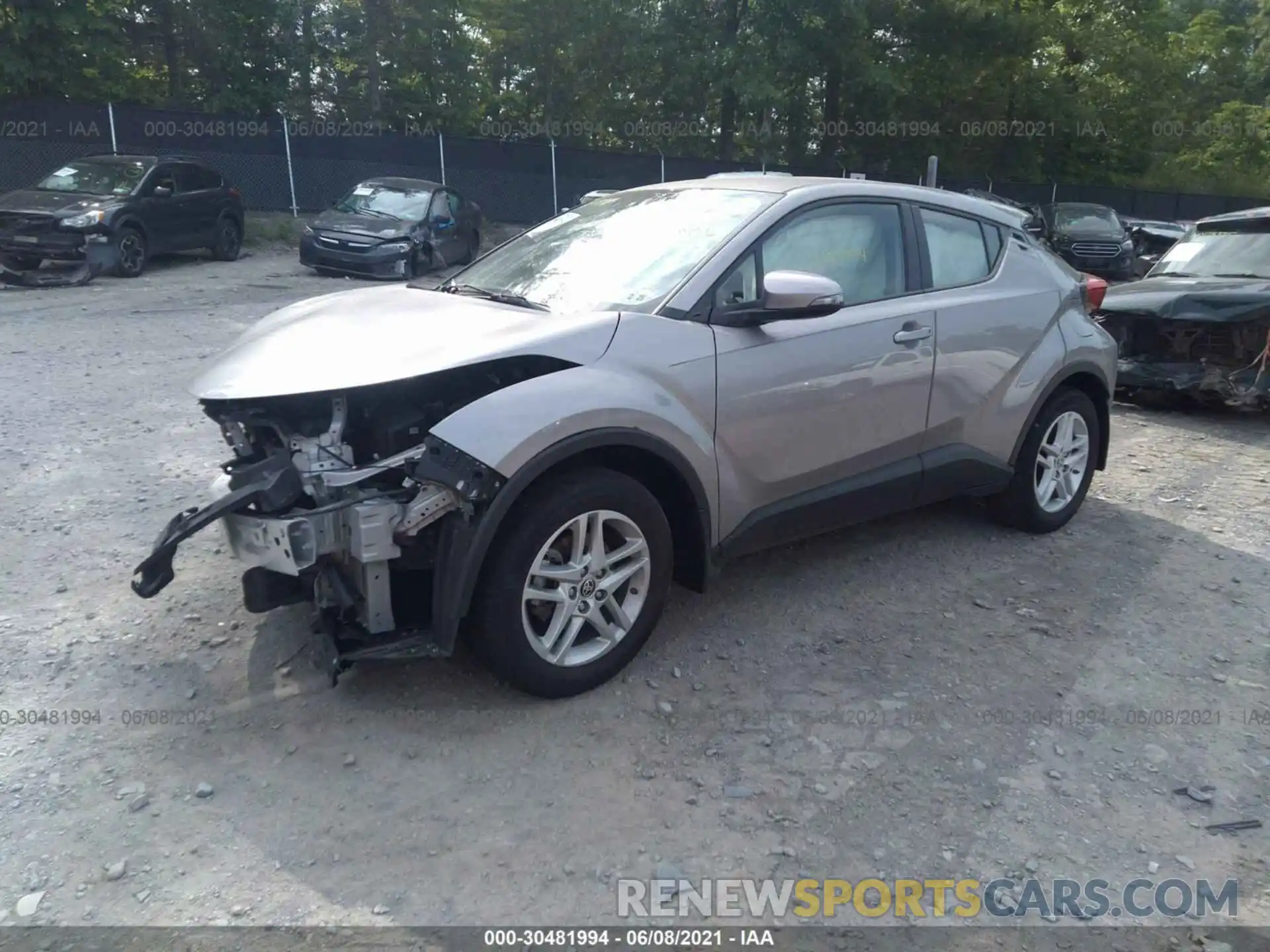 2 Photograph of a damaged car NMTKHMBX5LR106771 TOYOTA C-HR 2020