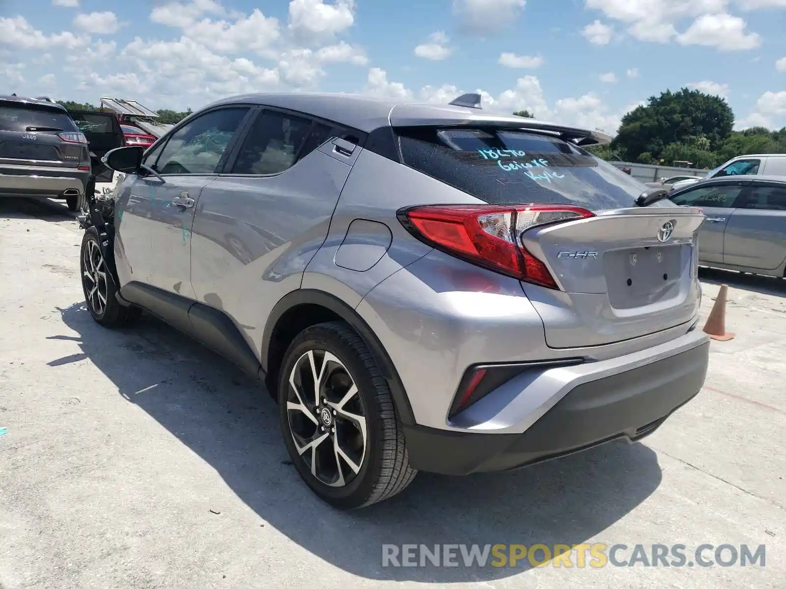 3 Photograph of a damaged car NMTKHMBX5LR113056 TOYOTA C-HR 2020