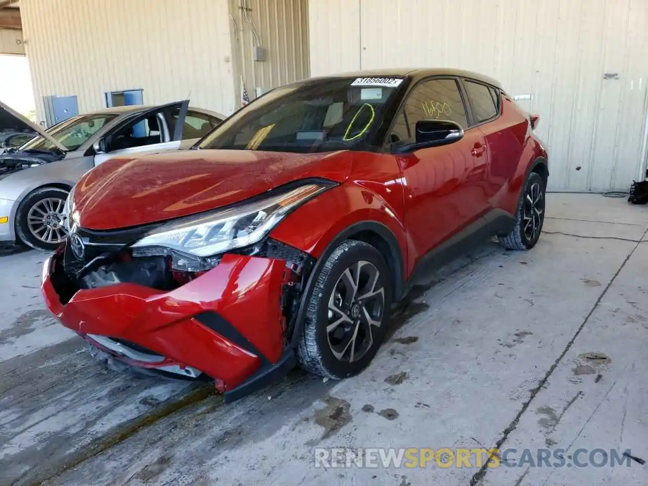 2 Photograph of a damaged car NMTKHMBX5LR114739 TOYOTA C-HR 2020