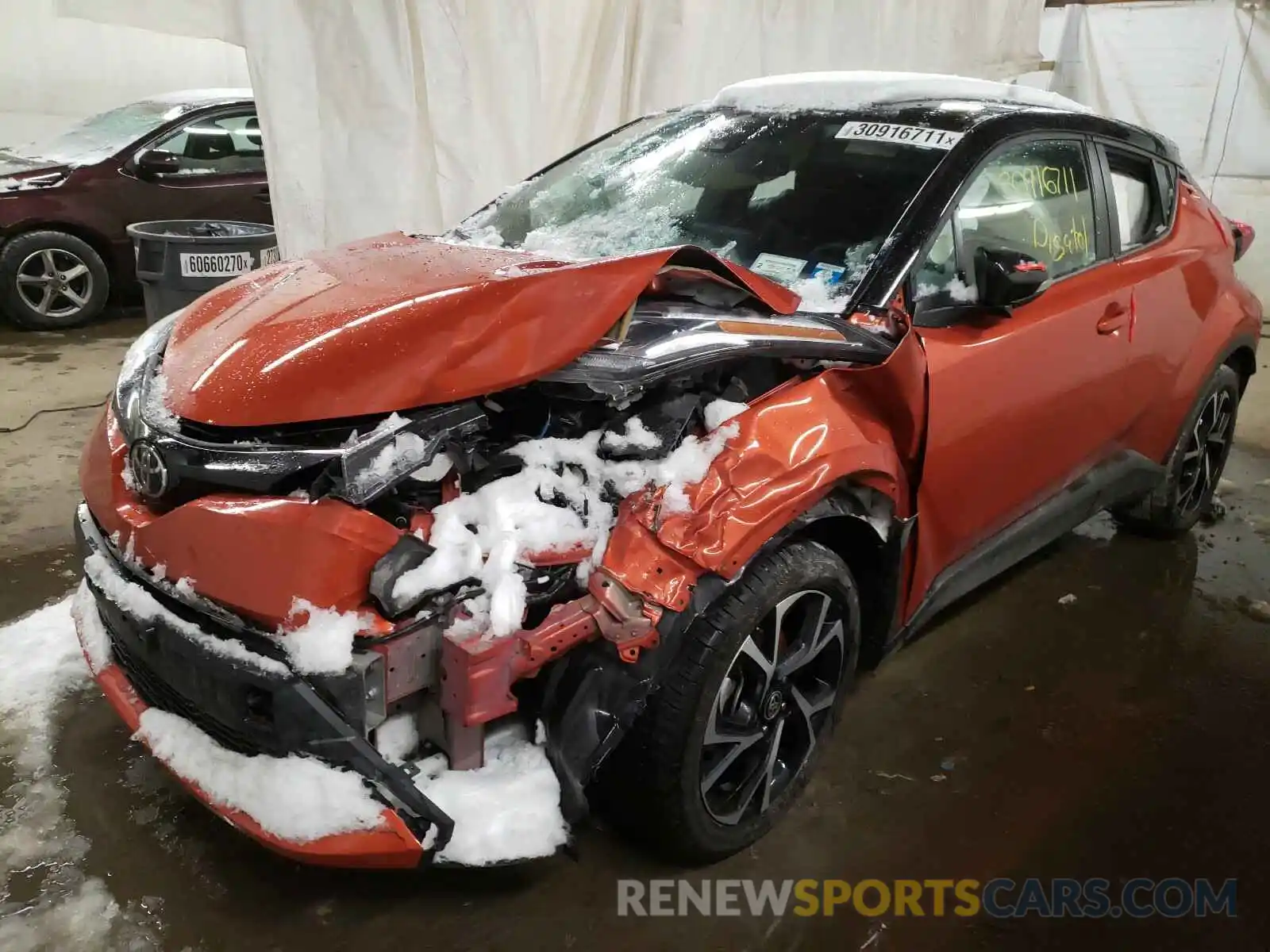 9 Photograph of a damaged car NMTKHMBX6LR105368 TOYOTA C-HR 2020