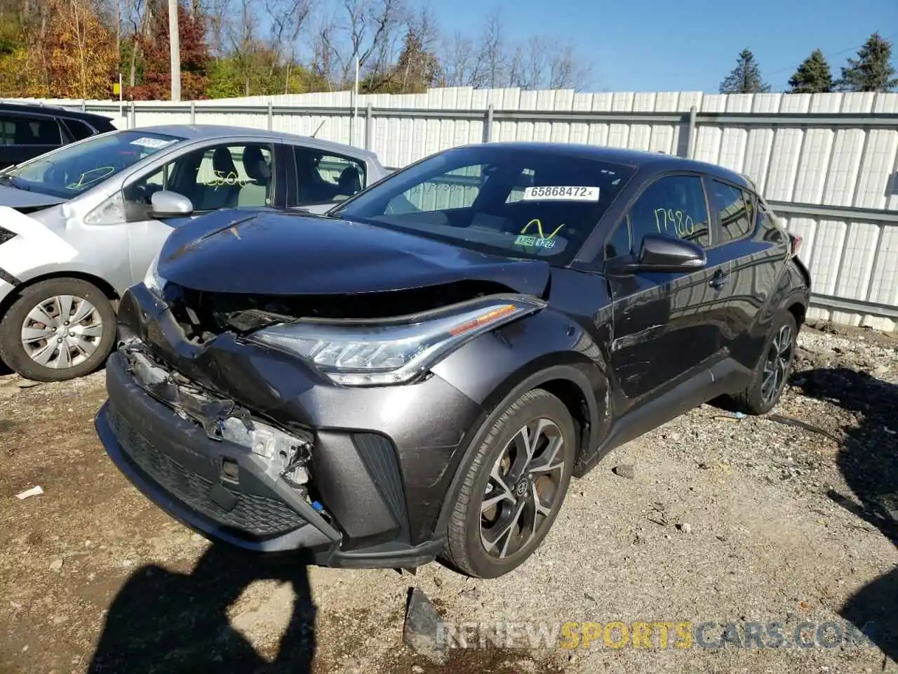 2 Photograph of a damaged car NMTKHMBX6LR106505 TOYOTA C-HR 2020