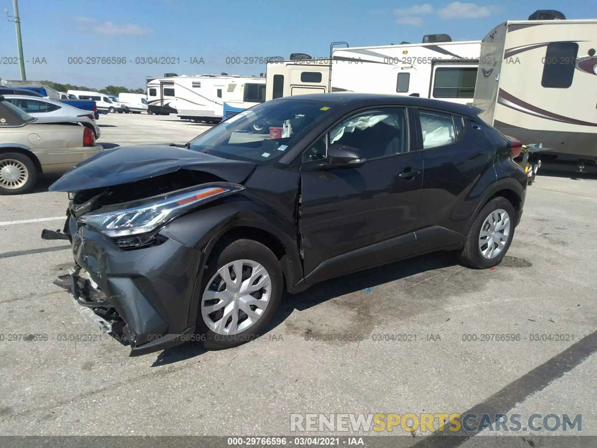 2 Photograph of a damaged car NMTKHMBX6LR118105 TOYOTA C-HR 2020