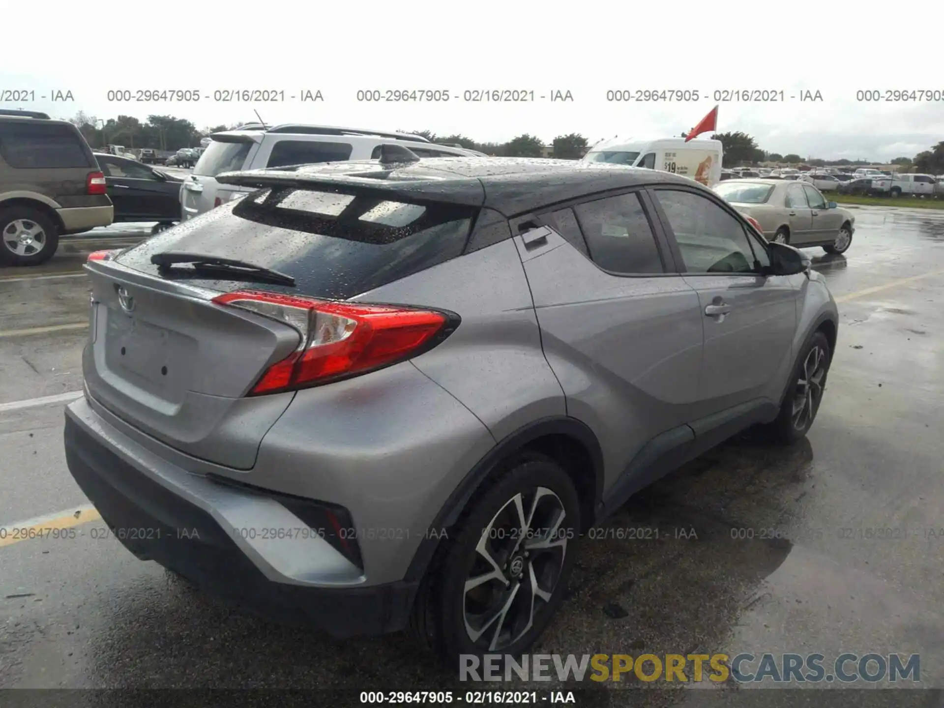 4 Photograph of a damaged car NMTKHMBX7LR110353 TOYOTA C-HR 2020