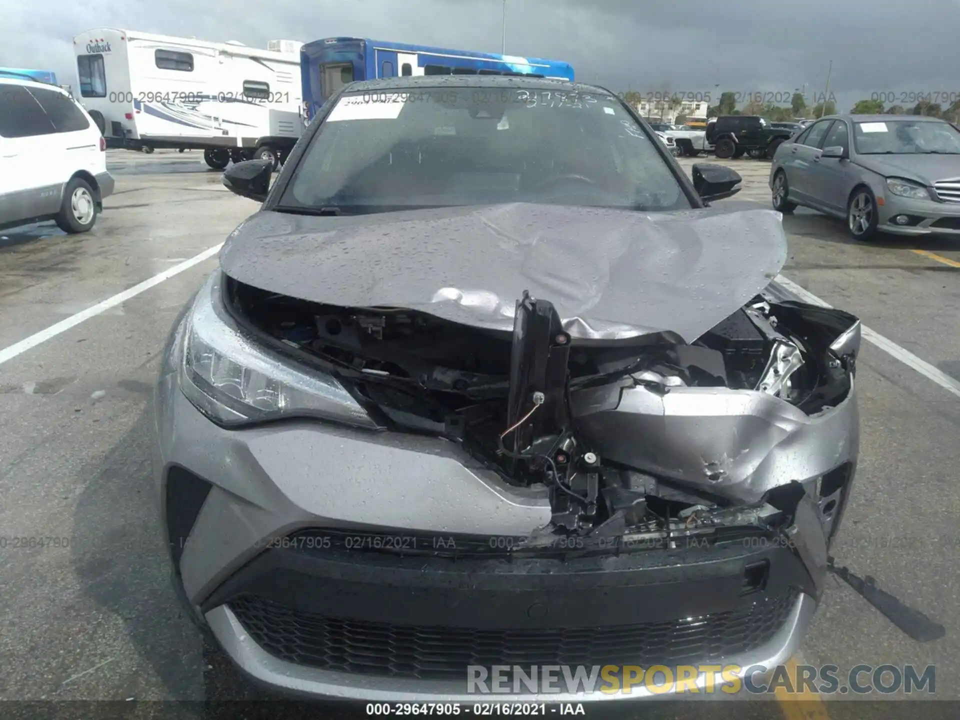 6 Photograph of a damaged car NMTKHMBX7LR110353 TOYOTA C-HR 2020