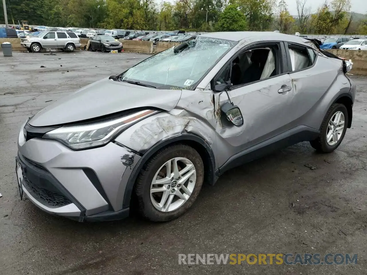 1 Photograph of a damaged car NMTKHMBX8LR103783 TOYOTA C-HR 2020