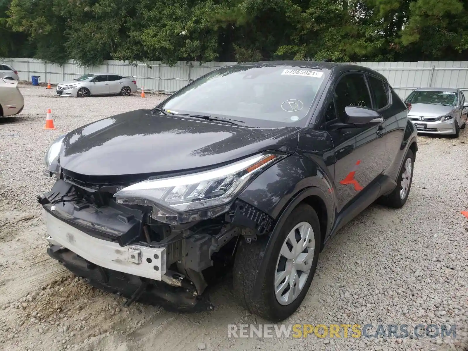 2 Photograph of a damaged car NMTKHMBX8LR110068 TOYOTA C-HR 2020