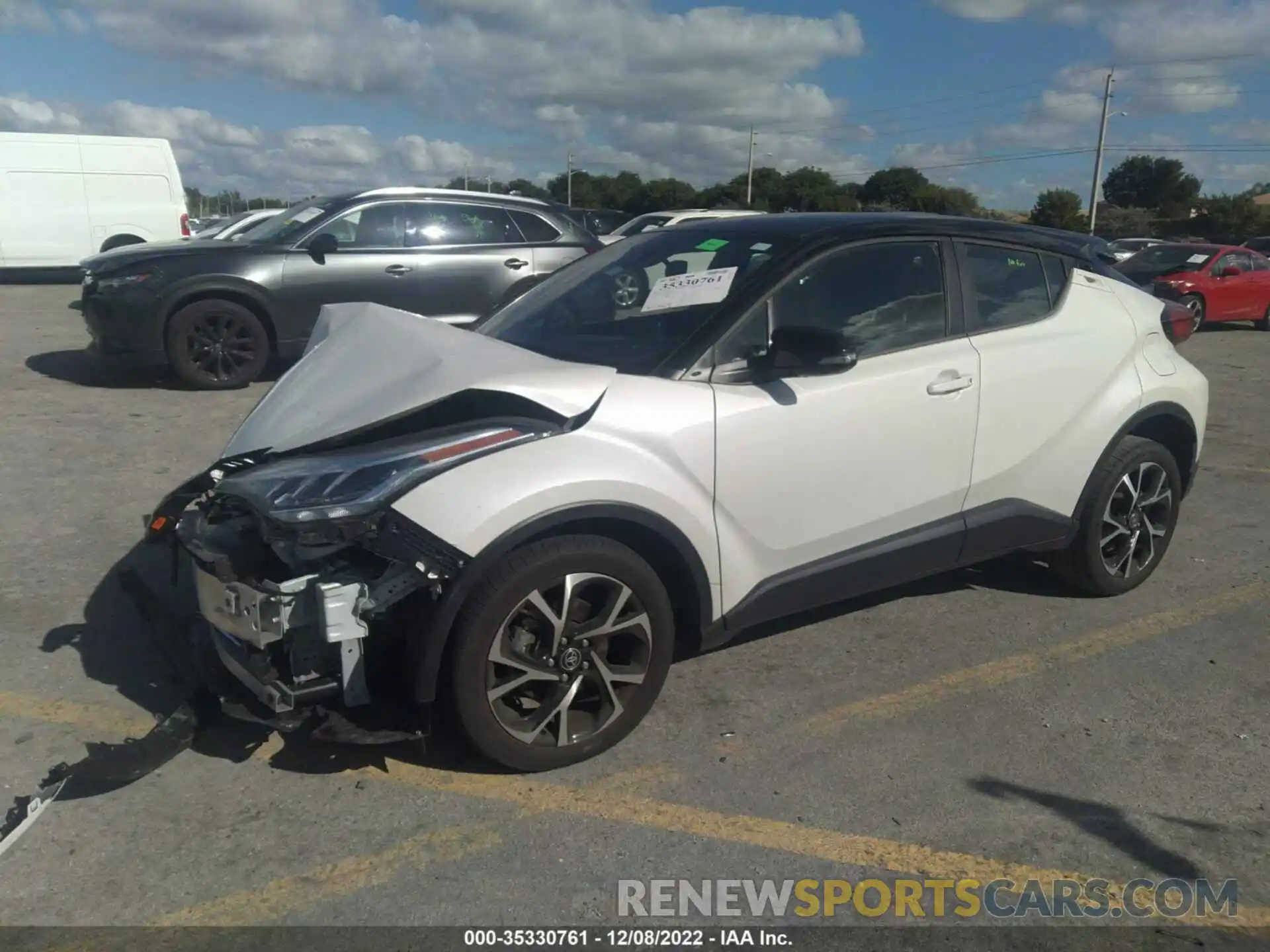 2 Photograph of a damaged car NMTKHMBX8LR114217 TOYOTA C-HR 2020