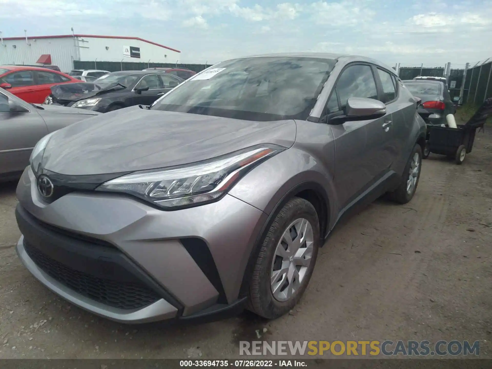 2 Photograph of a damaged car NMTKHMBX8LR116615 TOYOTA C-HR 2020