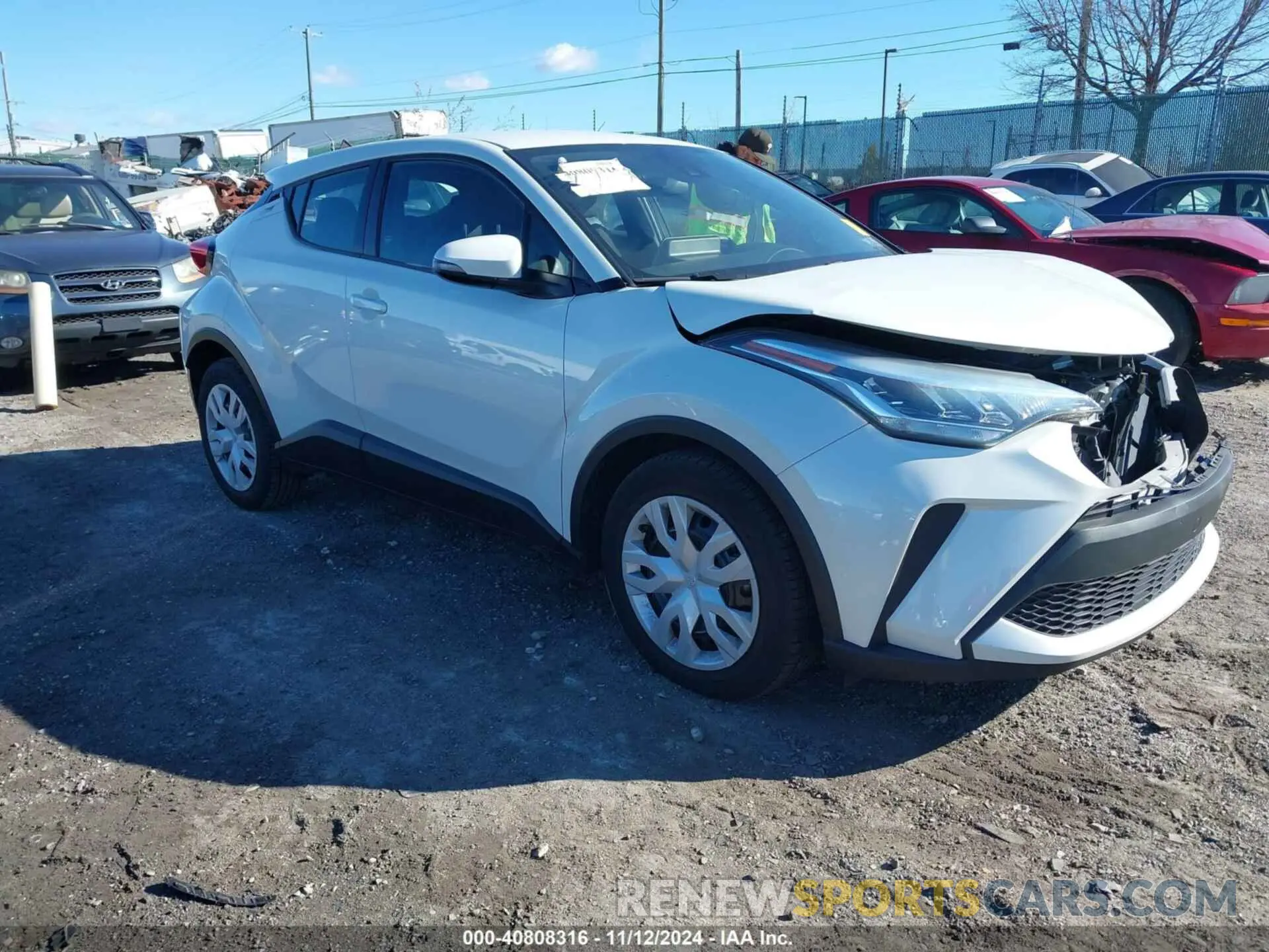 1 Photograph of a damaged car NMTKHMBX9LR115795 TOYOTA C-HR 2020