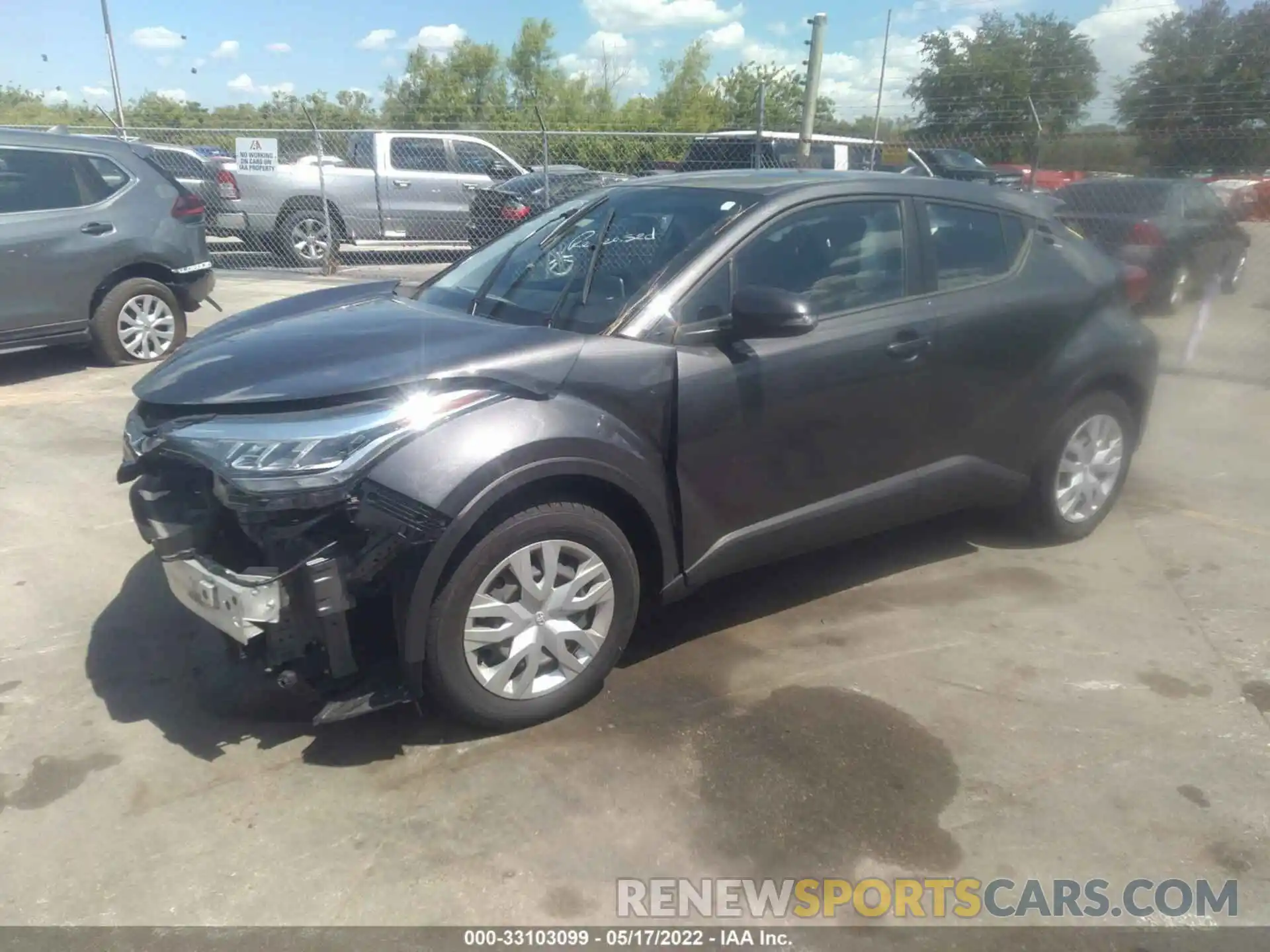 2 Photograph of a damaged car NMTKHMBX9LR116641 TOYOTA C-HR 2020