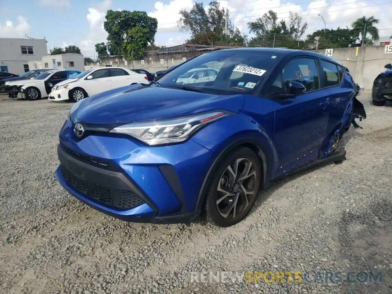 2 Photograph of a damaged car NMTKHMBXXLR104496 TOYOTA C-HR 2020