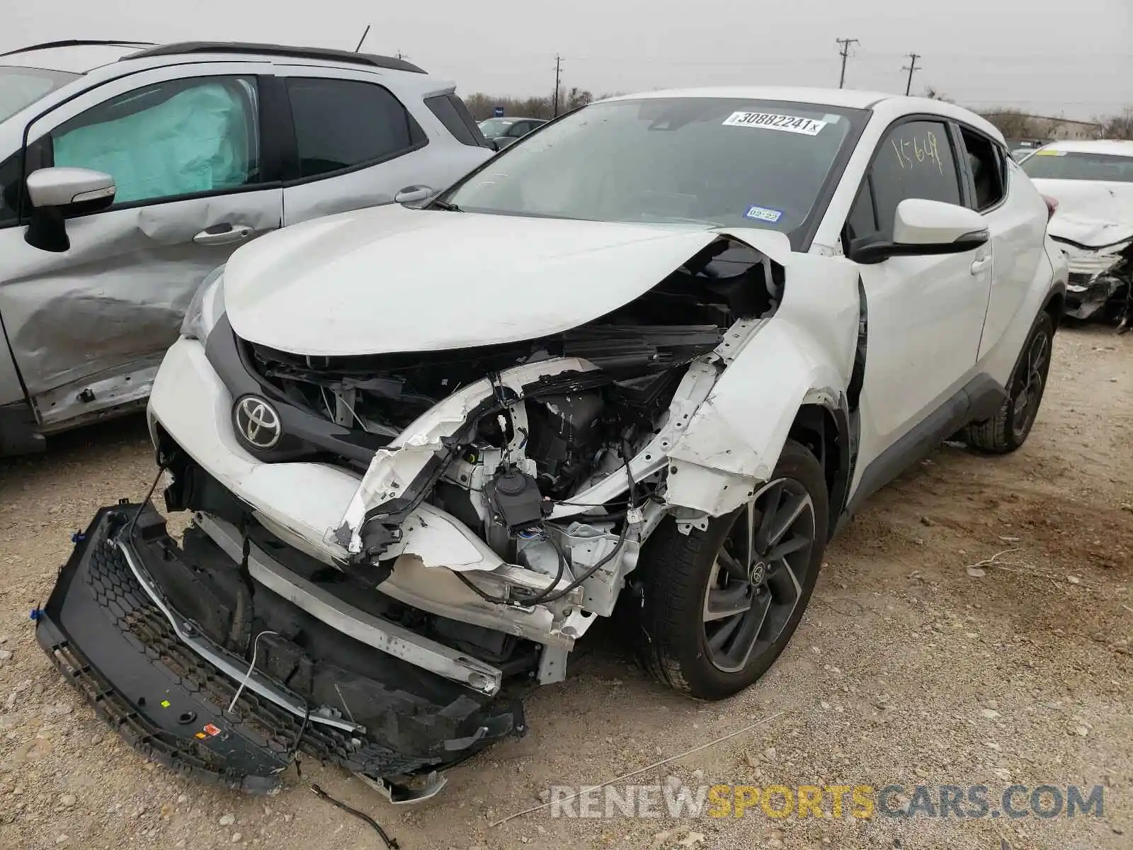 2 Photograph of a damaged car NMTKHMBXXLR104515 TOYOTA C-HR 2020