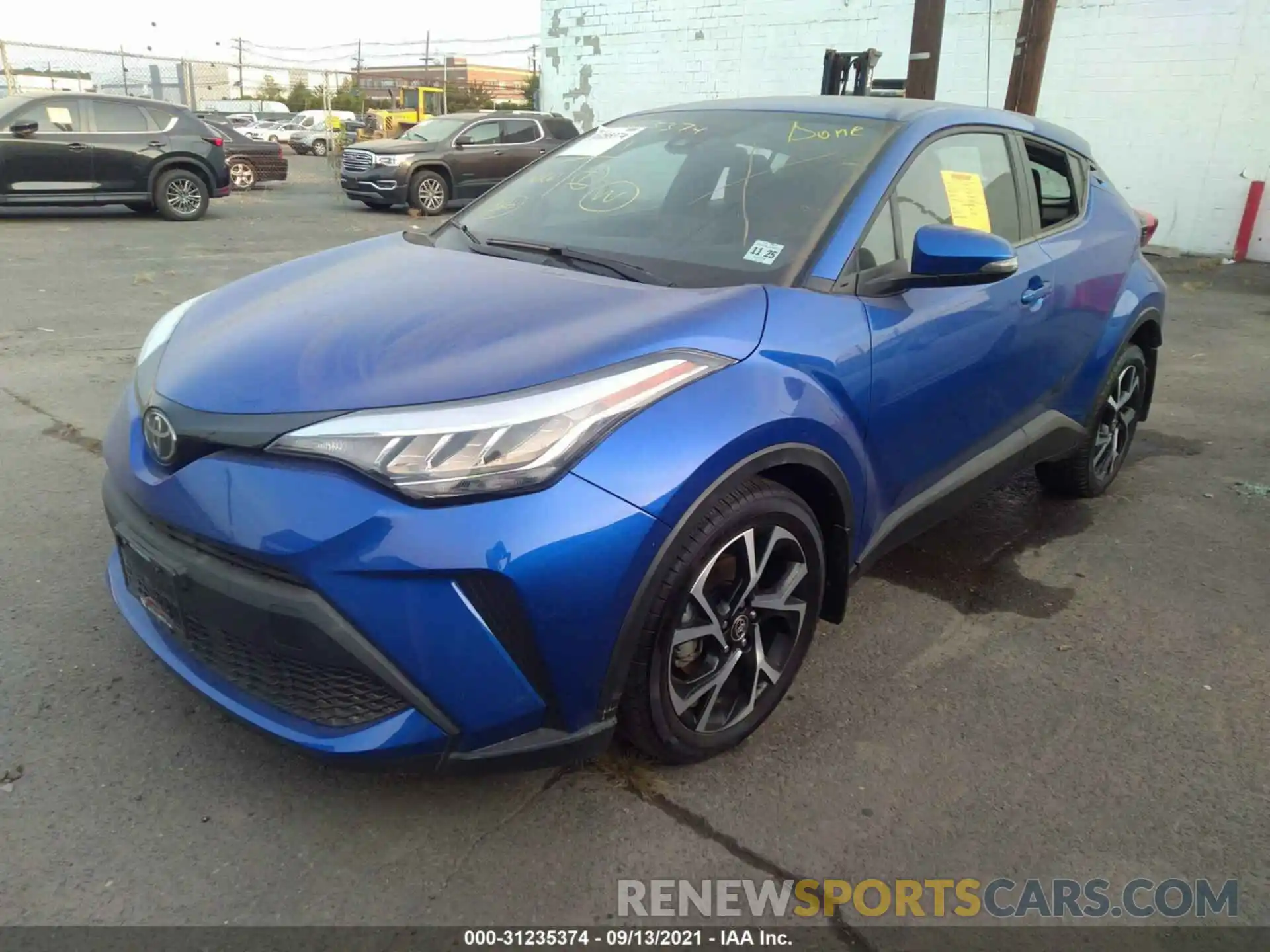 2 Photograph of a damaged car NMTKHMBXXLR115224 TOYOTA C-HR 2020