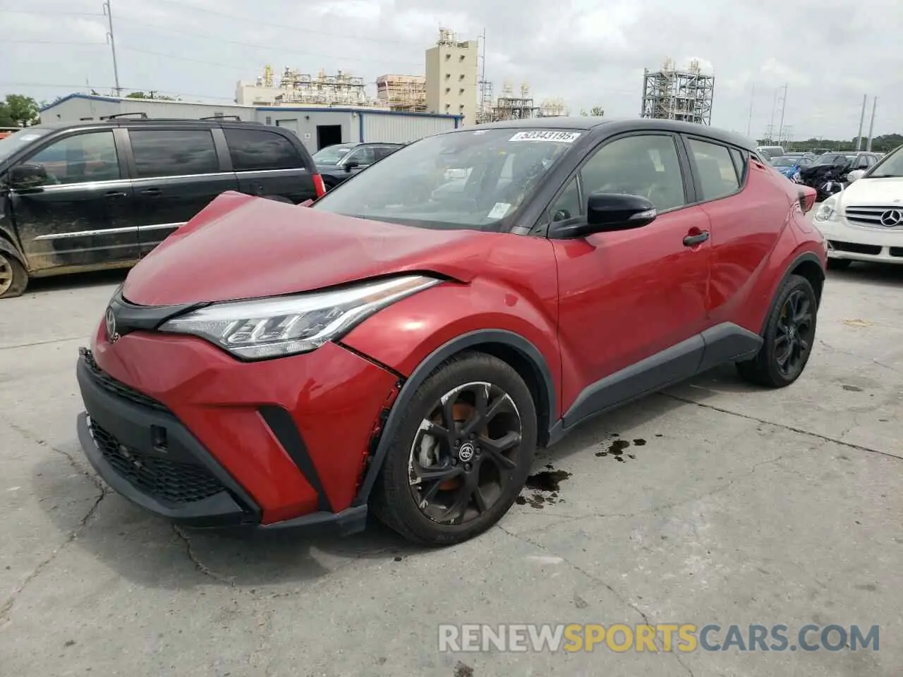 1 Photograph of a damaged car JTNKHMBX0M1099711 TOYOTA C-HR 2021