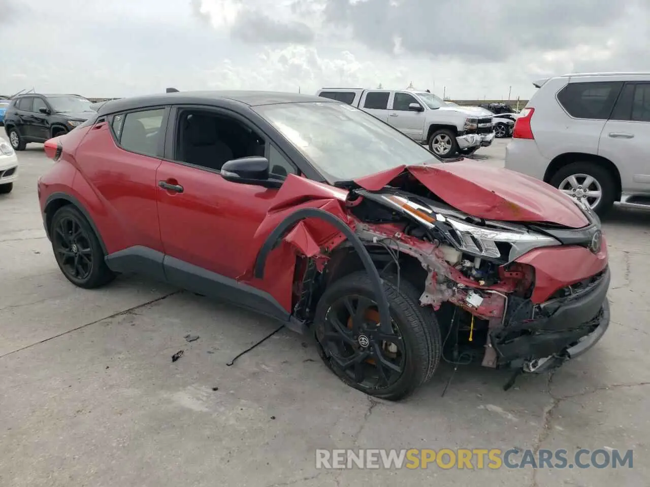 4 Photograph of a damaged car JTNKHMBX0M1099711 TOYOTA C-HR 2021