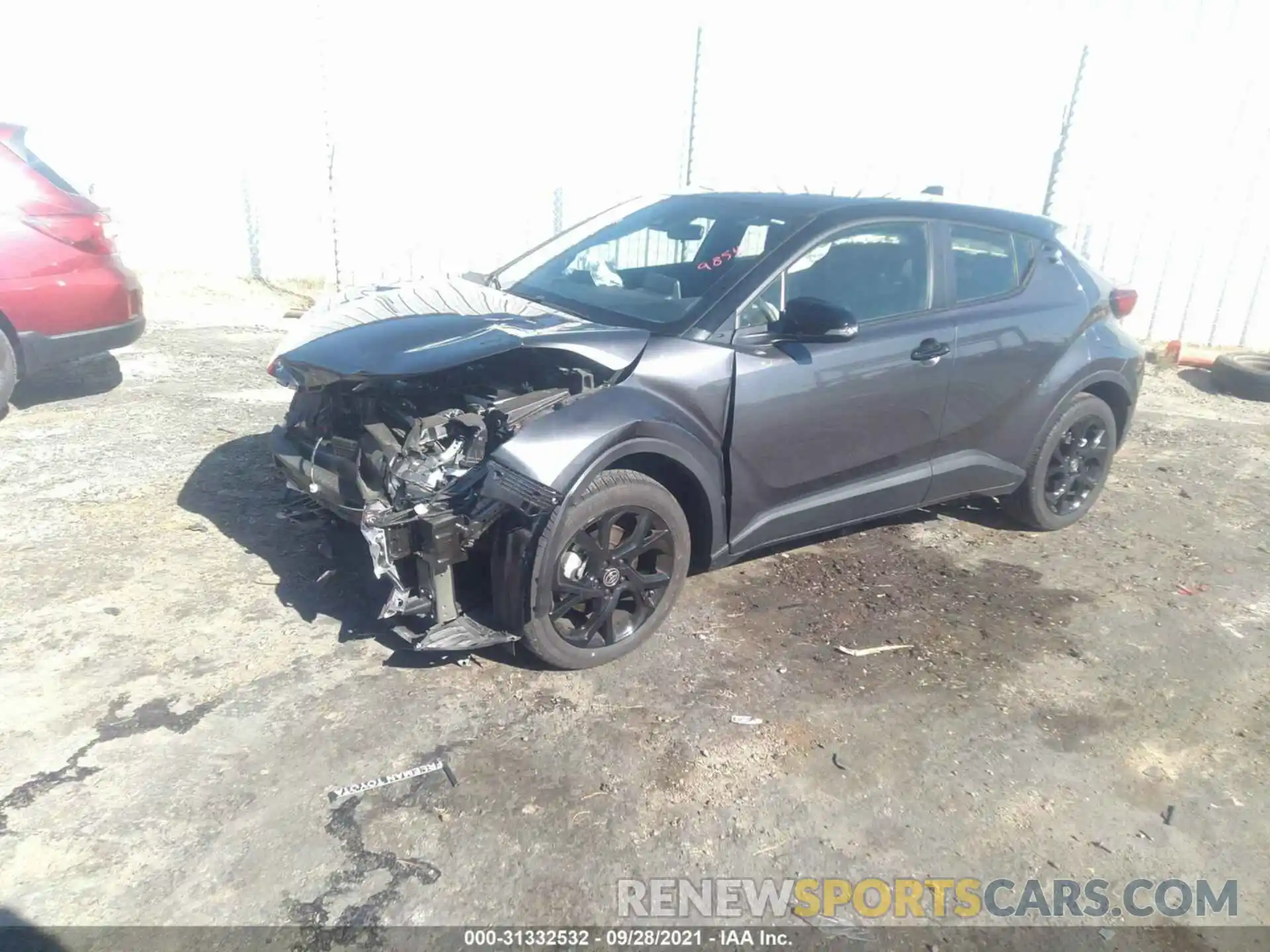 2 Photograph of a damaged car JTNKHMBX0M1099854 TOYOTA C-HR 2021