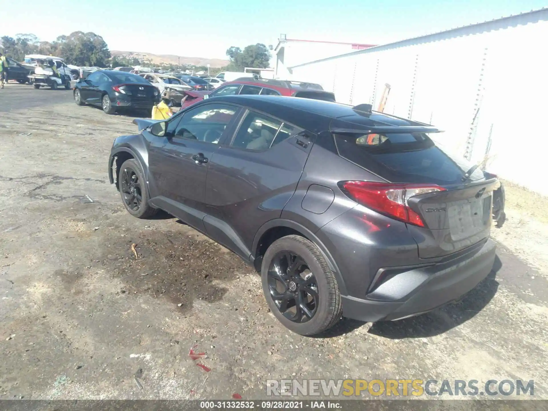 3 Photograph of a damaged car JTNKHMBX0M1099854 TOYOTA C-HR 2021