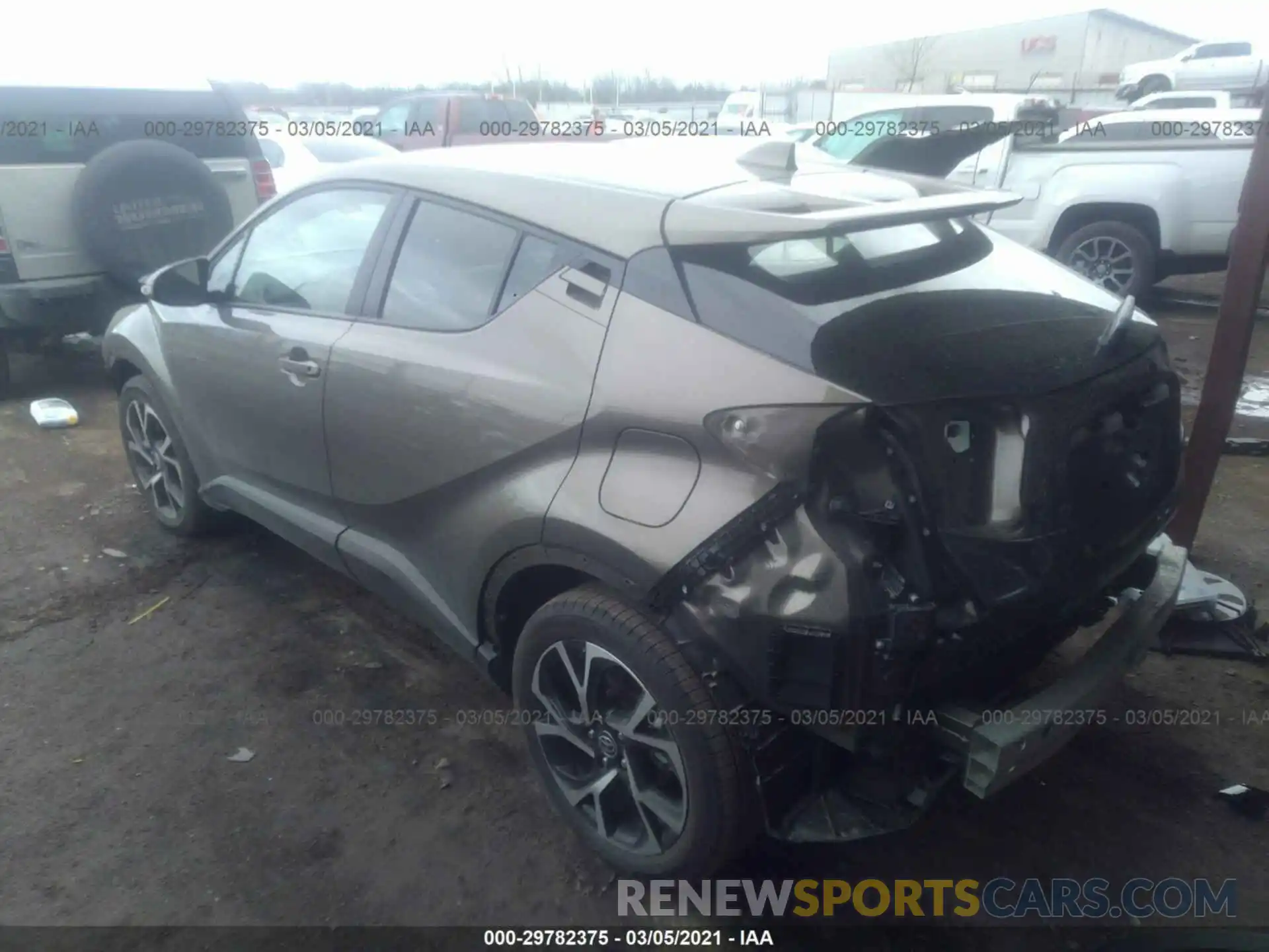 3 Photograph of a damaged car JTNKHMBX0M1103014 TOYOTA C-HR 2021