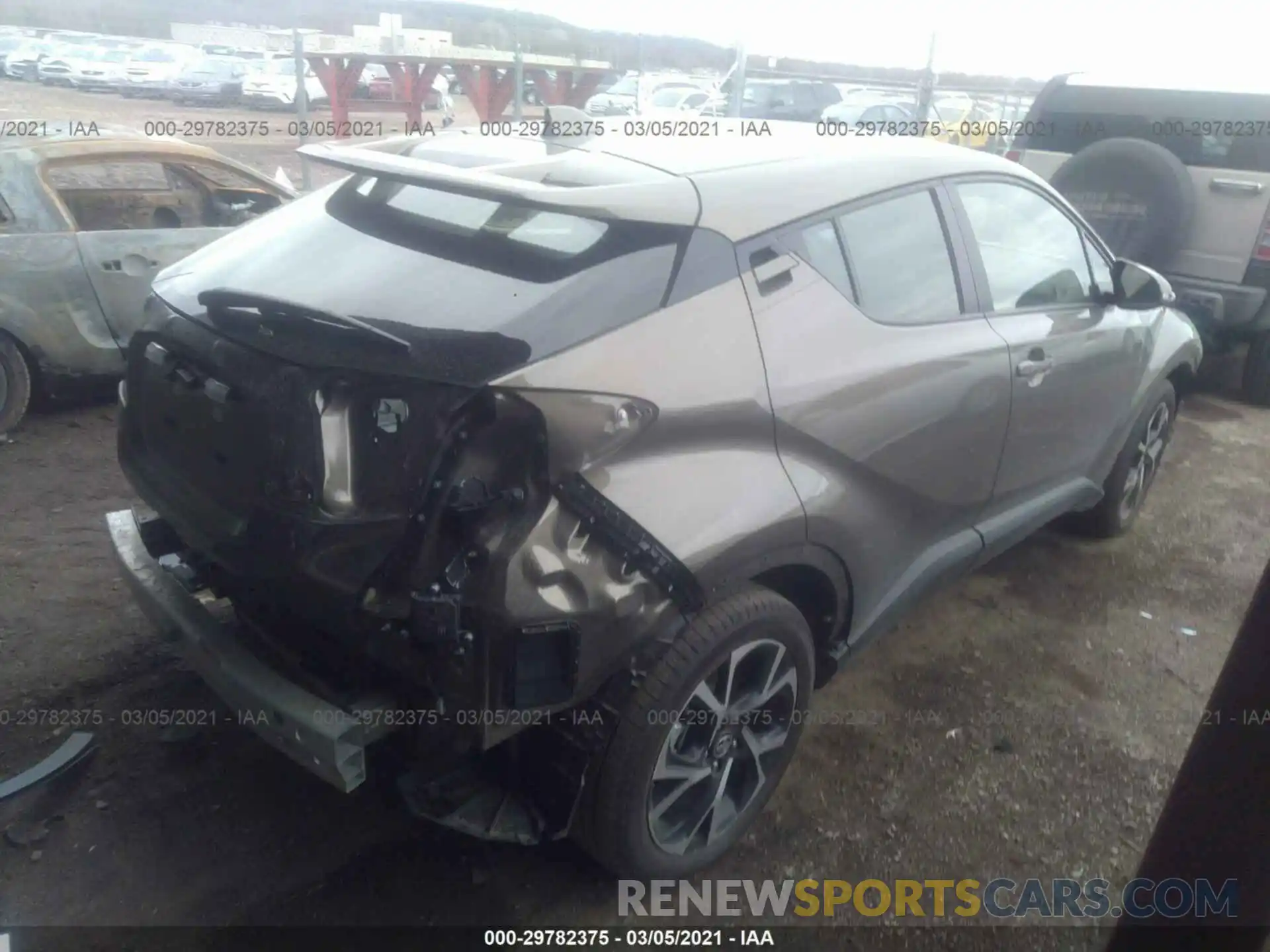 4 Photograph of a damaged car JTNKHMBX0M1103014 TOYOTA C-HR 2021