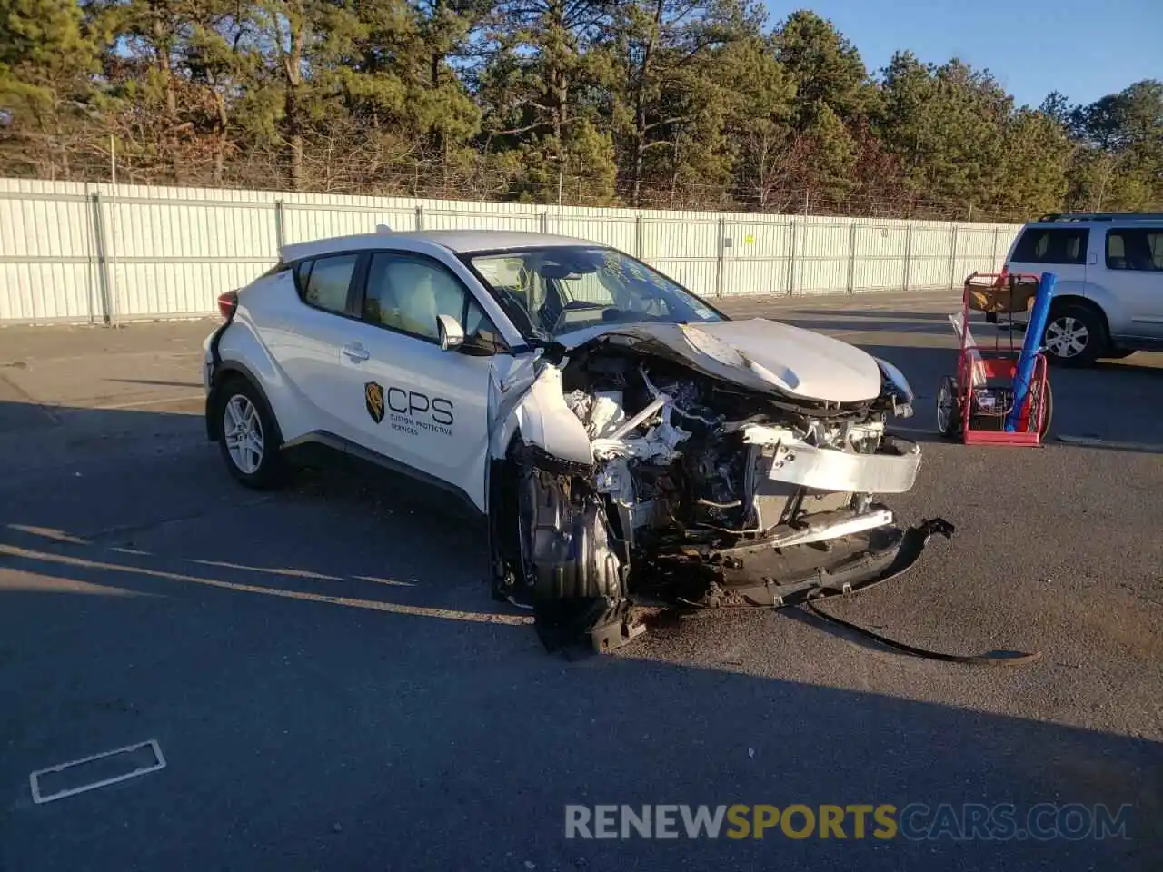 1 Photograph of a damaged car JTNKHMBX0M1108181 TOYOTA C-HR 2021