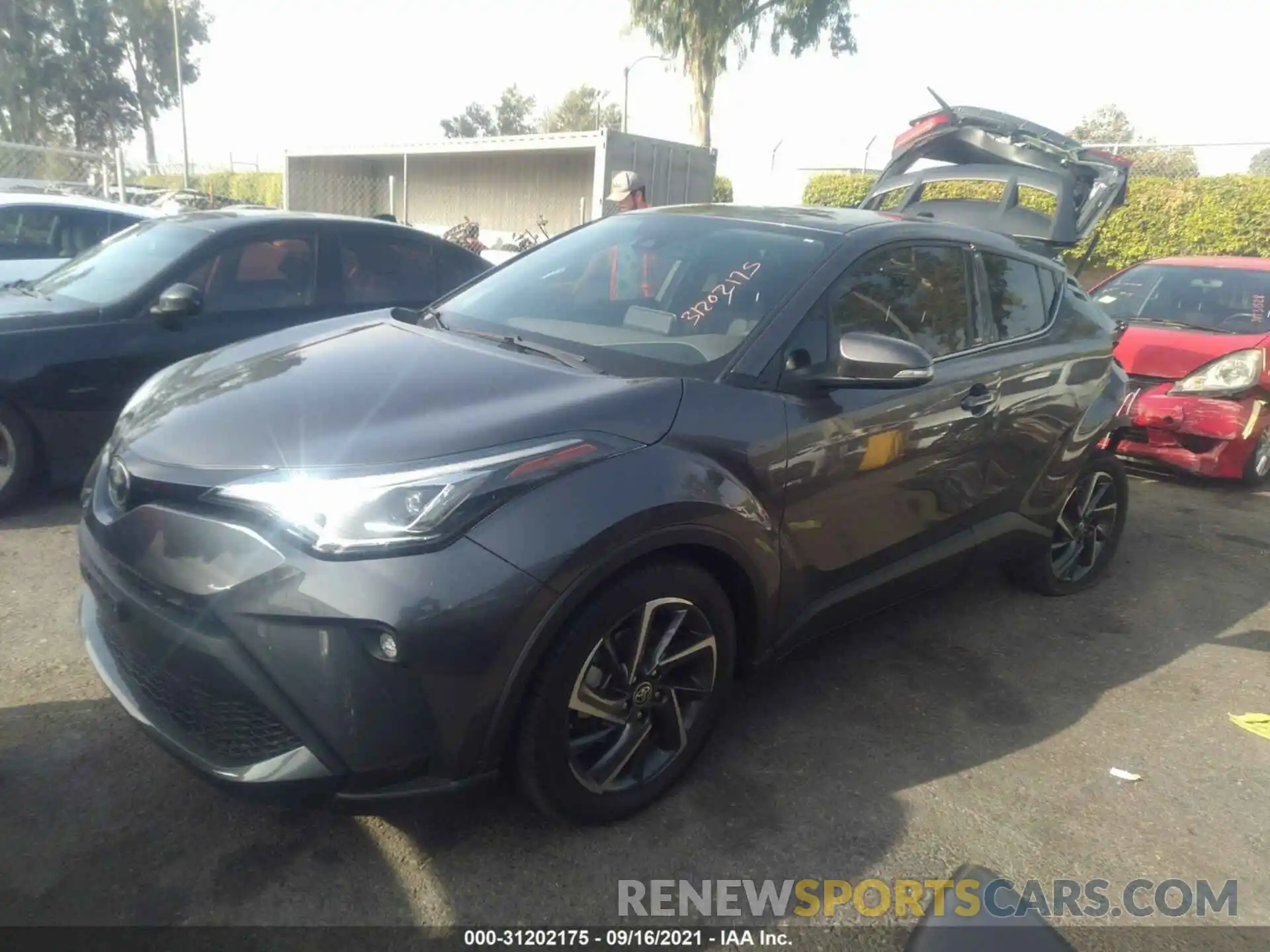 2 Photograph of a damaged car JTNKHMBX0M1108469 TOYOTA C-HR 2021