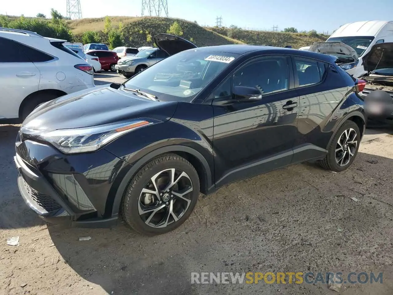 1 Photograph of a damaged car JTNKHMBX0M1112764 TOYOTA C-HR 2021