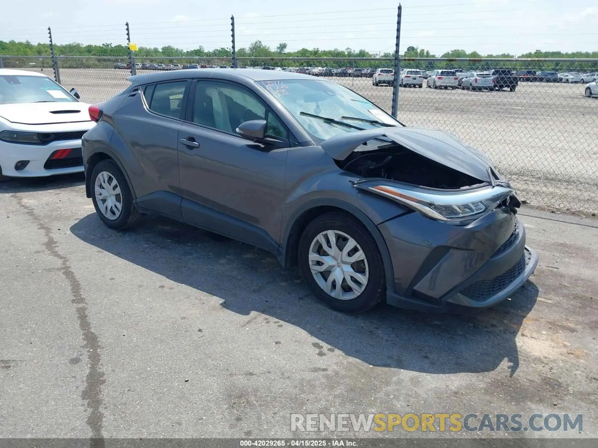 1 Photograph of a damaged car JTNKHMBX0M1115308 TOYOTA C-HR 2021