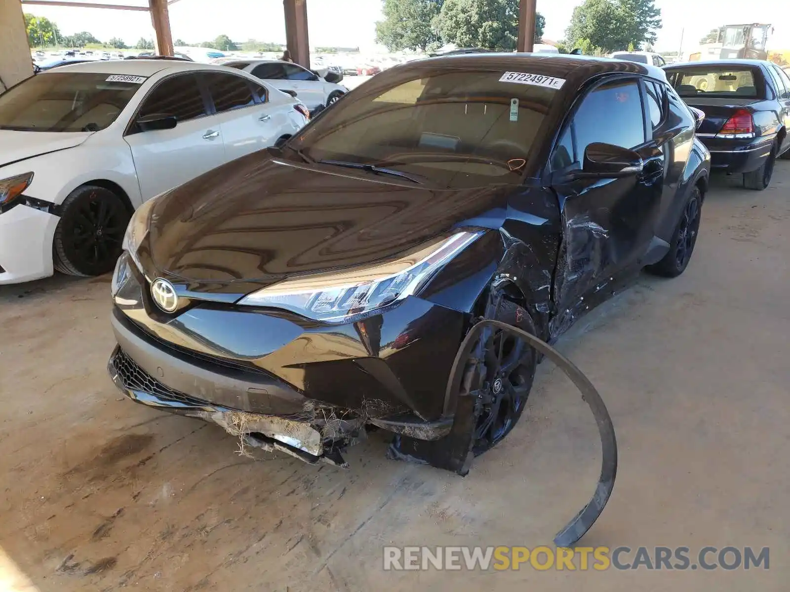 2 Photograph of a damaged car JTNKHMBX0M1116667 TOYOTA C-HR 2021