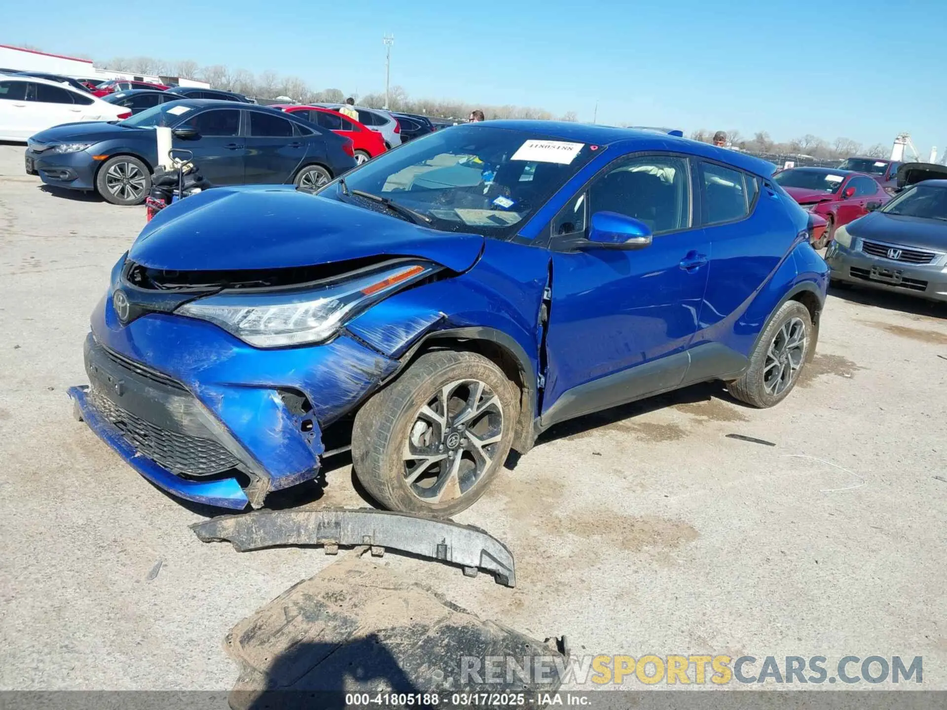 2 Photograph of a damaged car JTNKHMBX0M1118192 TOYOTA C-HR 2021