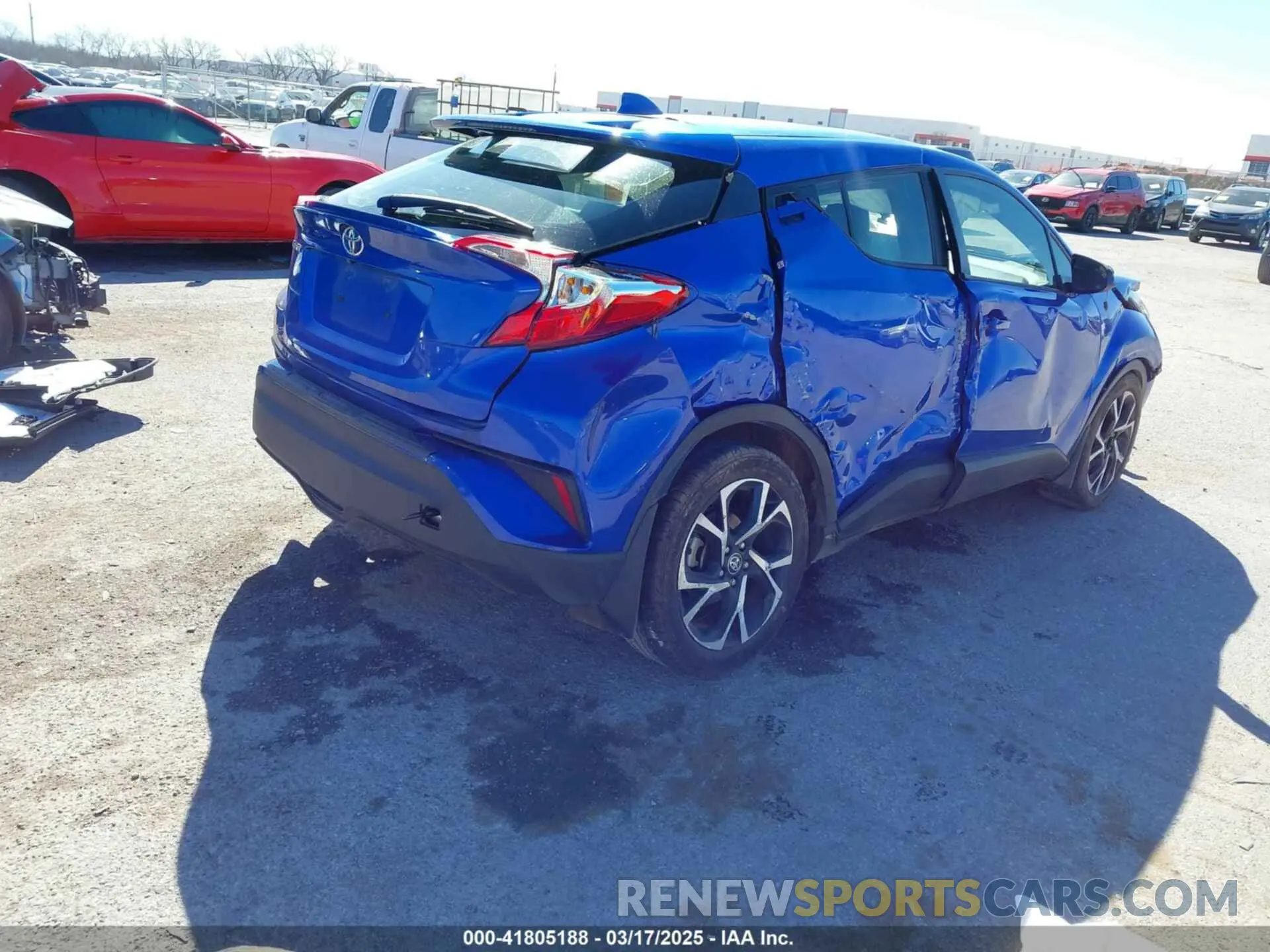 4 Photograph of a damaged car JTNKHMBX0M1118192 TOYOTA C-HR 2021