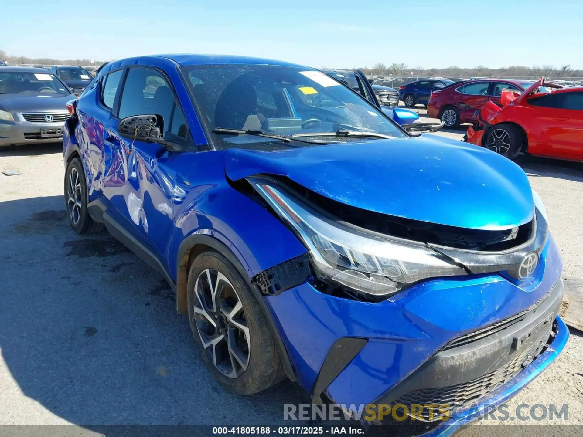 6 Photograph of a damaged car JTNKHMBX0M1118192 TOYOTA C-HR 2021