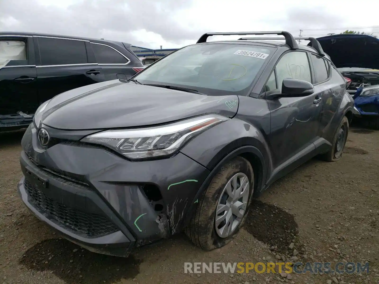 2 Photograph of a damaged car JTNKHMBX1M1096462 TOYOTA C-HR 2021