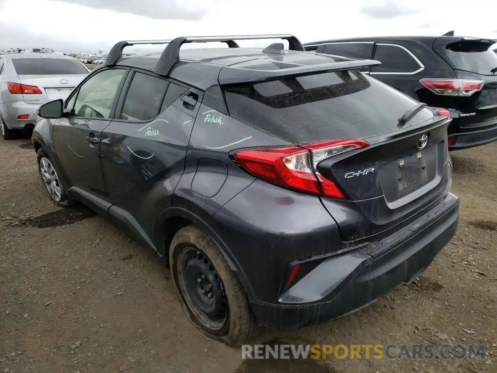 3 Photograph of a damaged car JTNKHMBX1M1096462 TOYOTA C-HR 2021