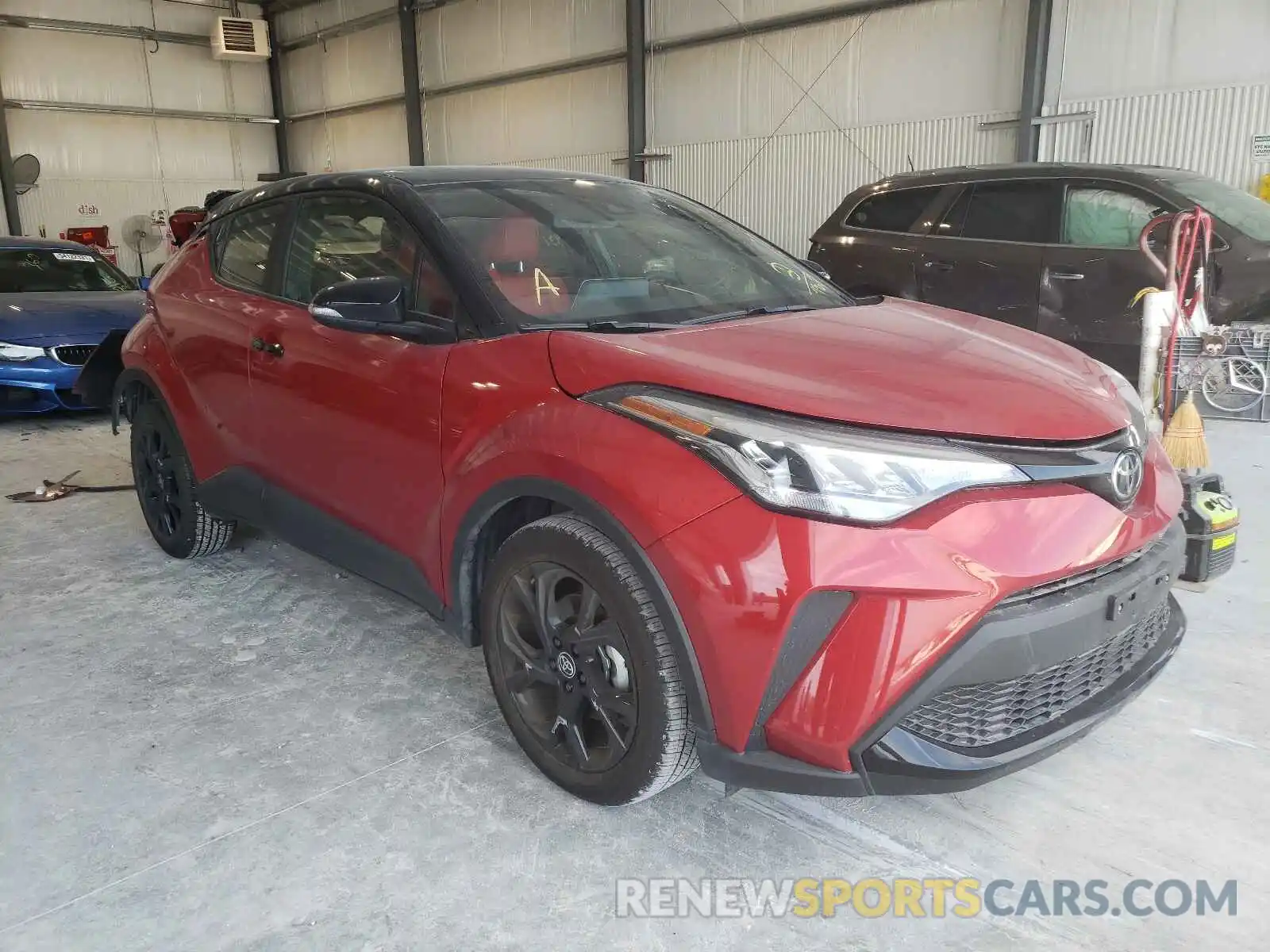 1 Photograph of a damaged car JTNKHMBX1M1097367 TOYOTA C-HR 2021