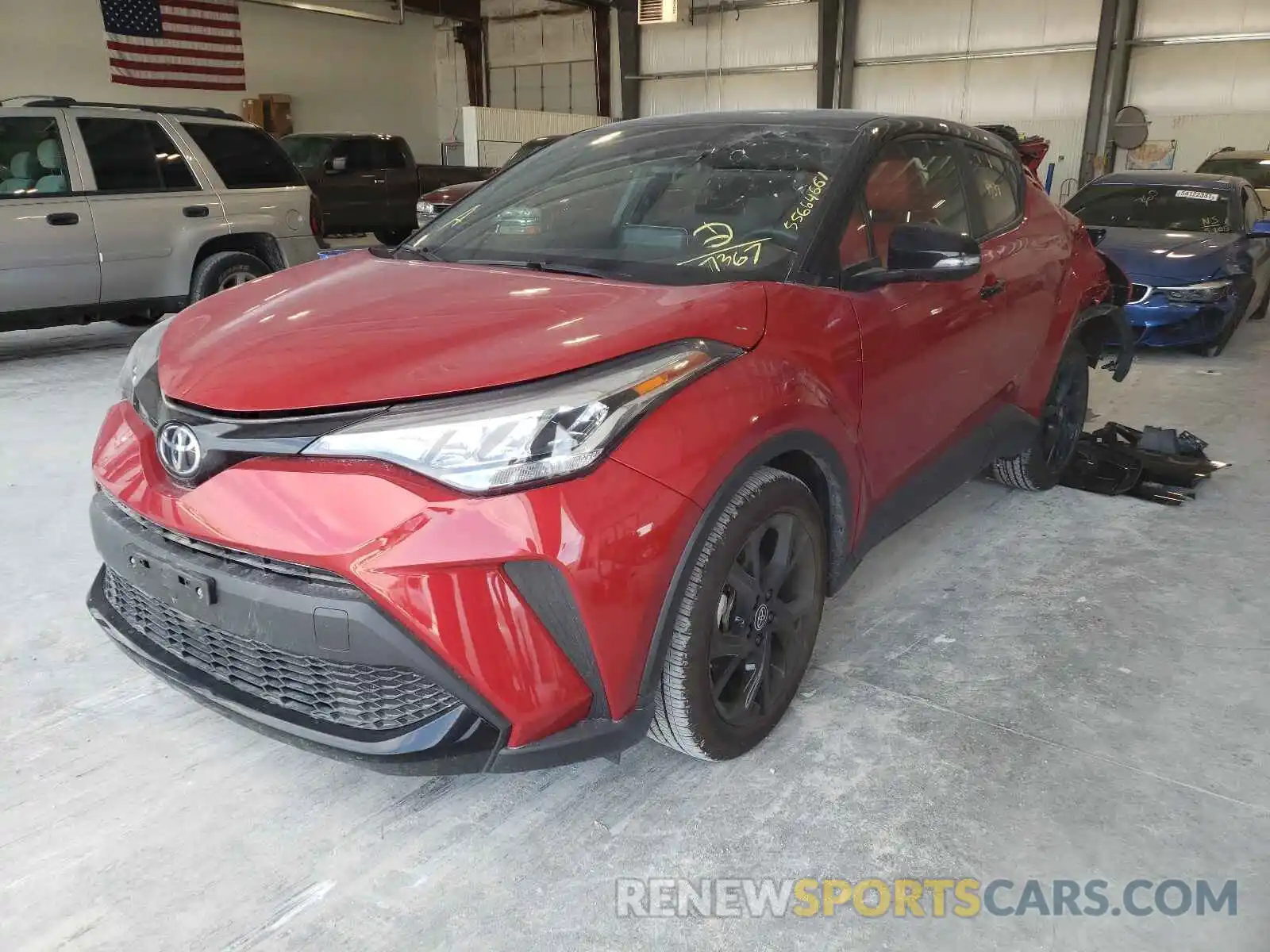 2 Photograph of a damaged car JTNKHMBX1M1097367 TOYOTA C-HR 2021