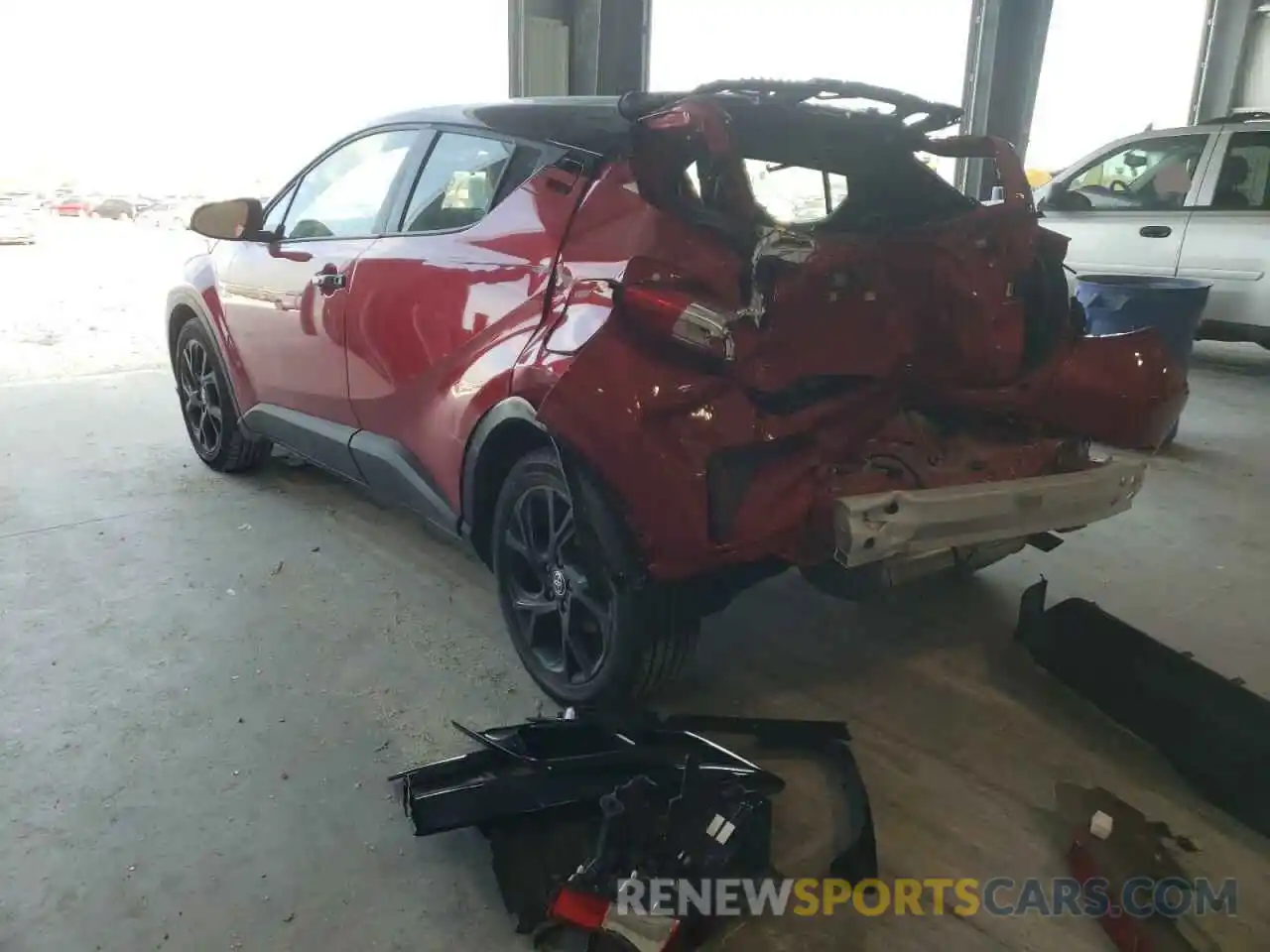 3 Photograph of a damaged car JTNKHMBX1M1097367 TOYOTA C-HR 2021