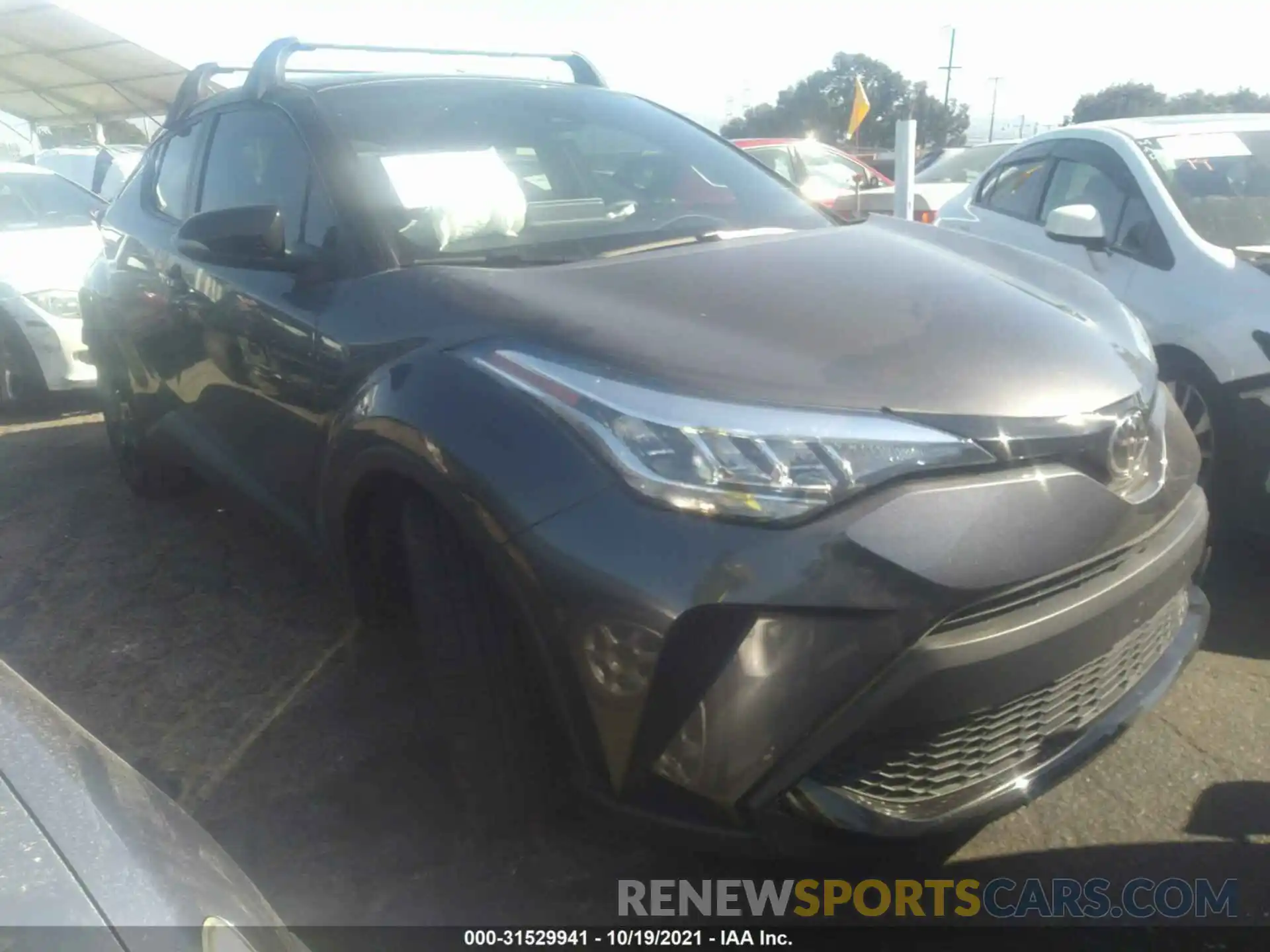 1 Photograph of a damaged car JTNKHMBX1M1099541 TOYOTA C-HR 2021