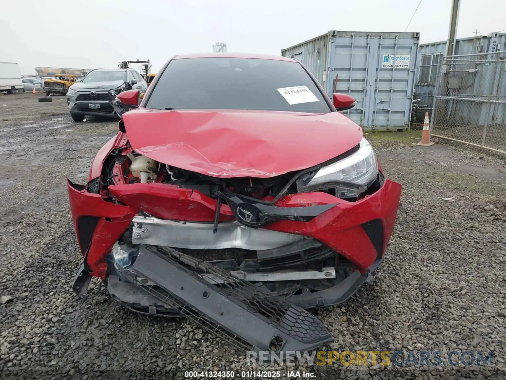12 Photograph of a damaged car JTNKHMBX1M1104530 TOYOTA C-HR 2021