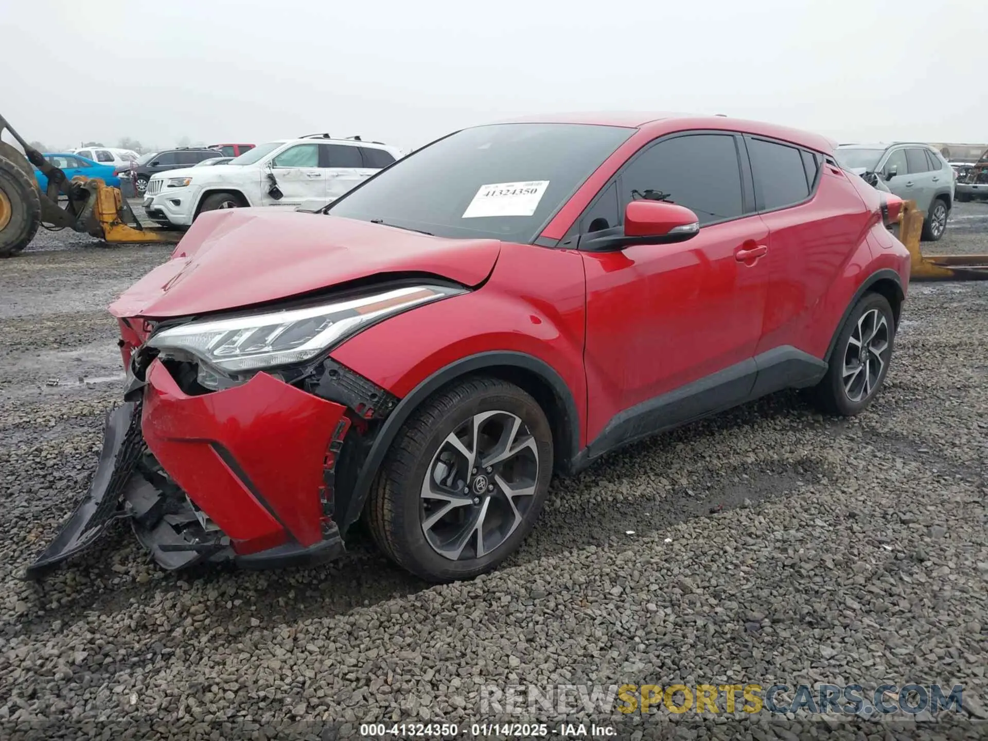 2 Photograph of a damaged car JTNKHMBX1M1104530 TOYOTA C-HR 2021