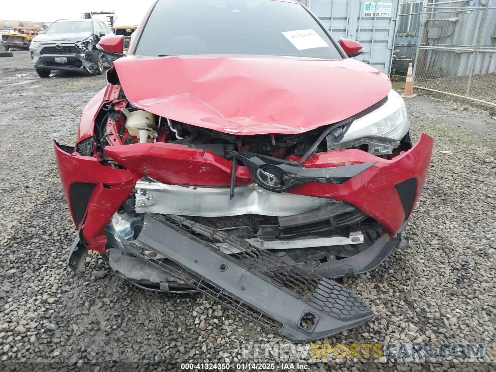 6 Photograph of a damaged car JTNKHMBX1M1104530 TOYOTA C-HR 2021
