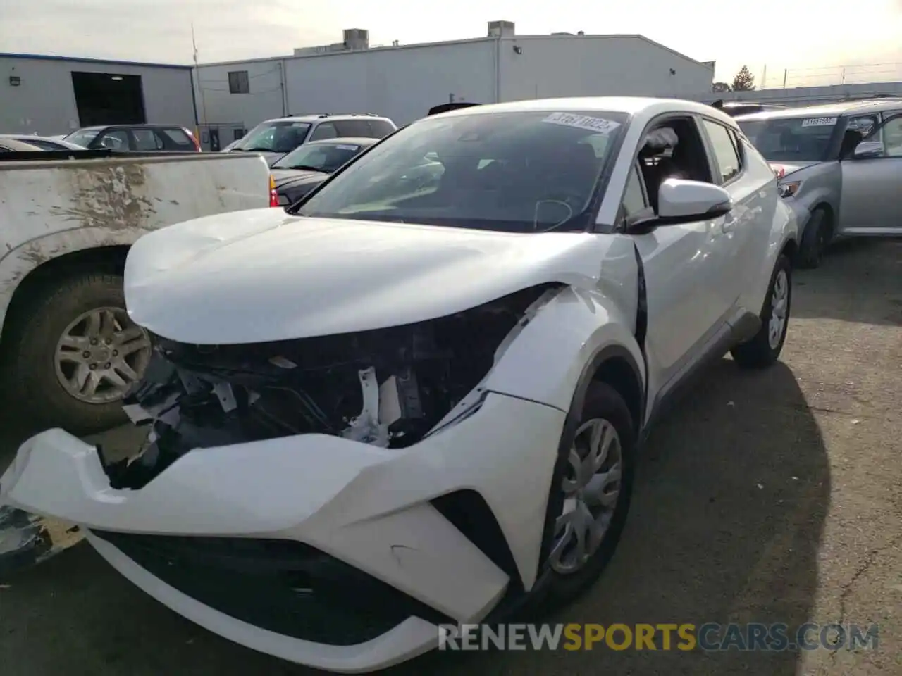 2 Photograph of a damaged car JTNKHMBX1M1105404 TOYOTA C-HR 2021