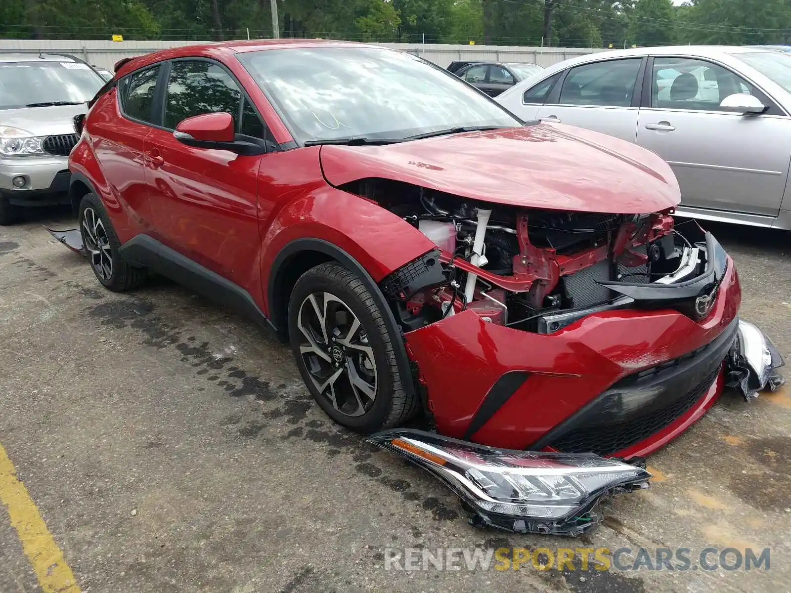 1 Photograph of a damaged car JTNKHMBX1M1105757 TOYOTA C-HR 2021