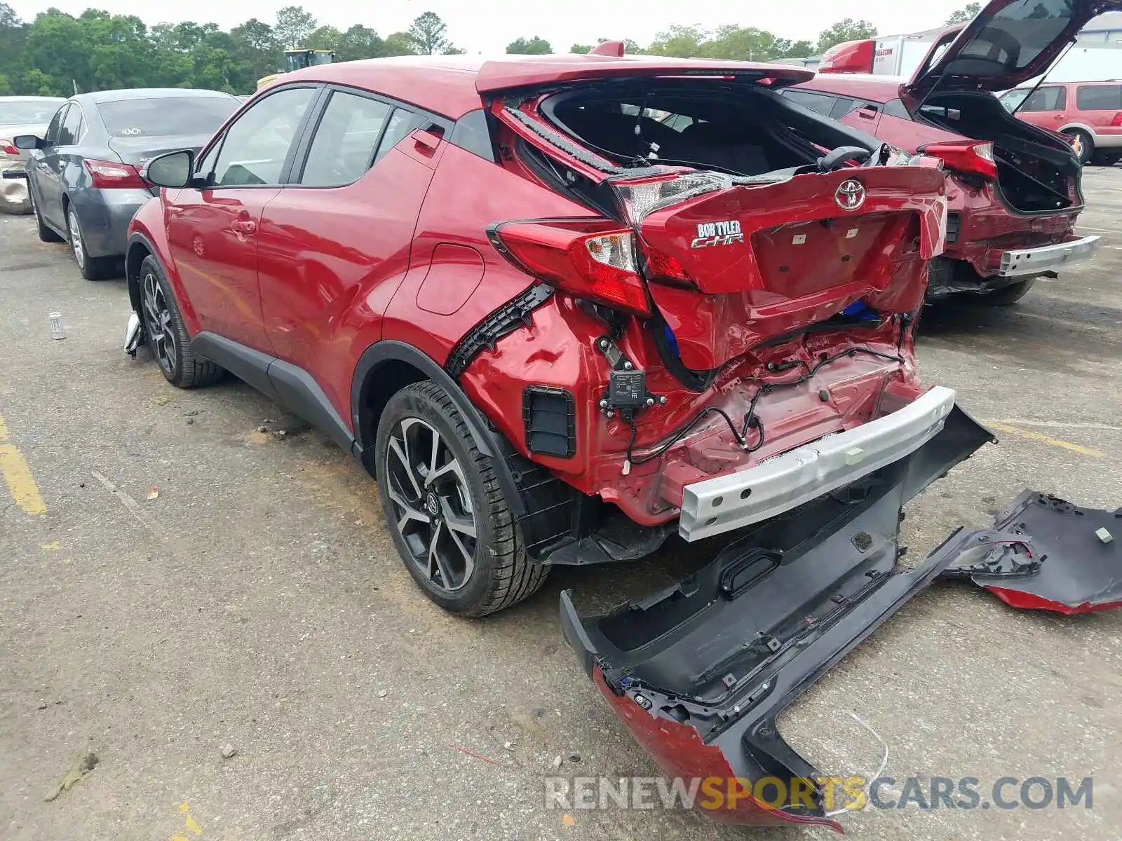 3 Photograph of a damaged car JTNKHMBX1M1105757 TOYOTA C-HR 2021