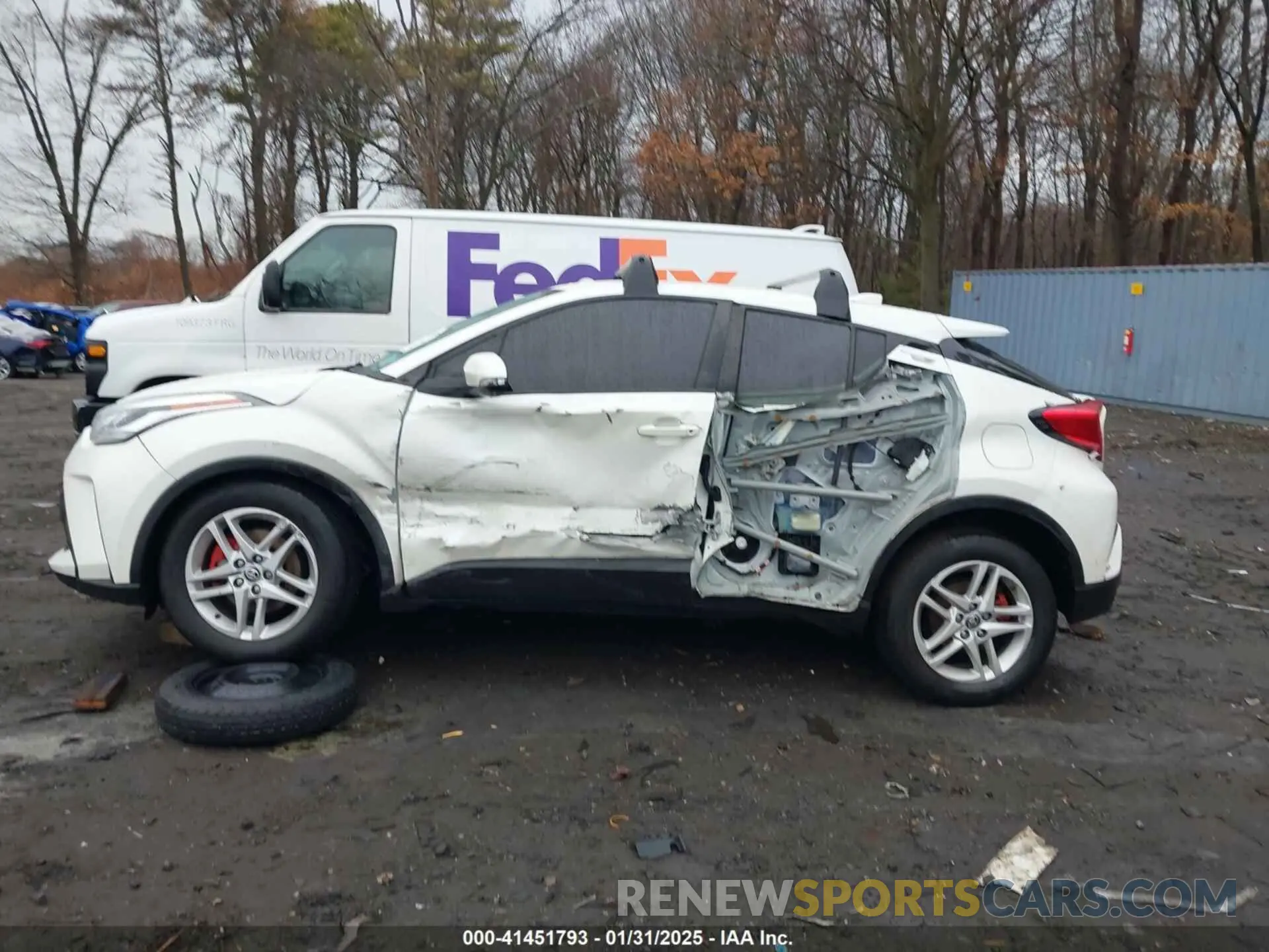 14 Photograph of a damaged car JTNKHMBX1M1108299 TOYOTA C-HR 2021